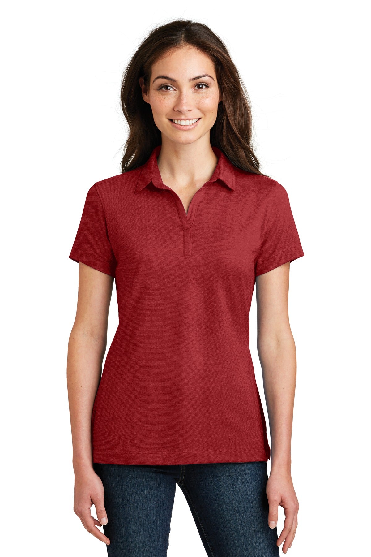 Port Authority® Ladies Meridian Cotton Blend Polo. L577