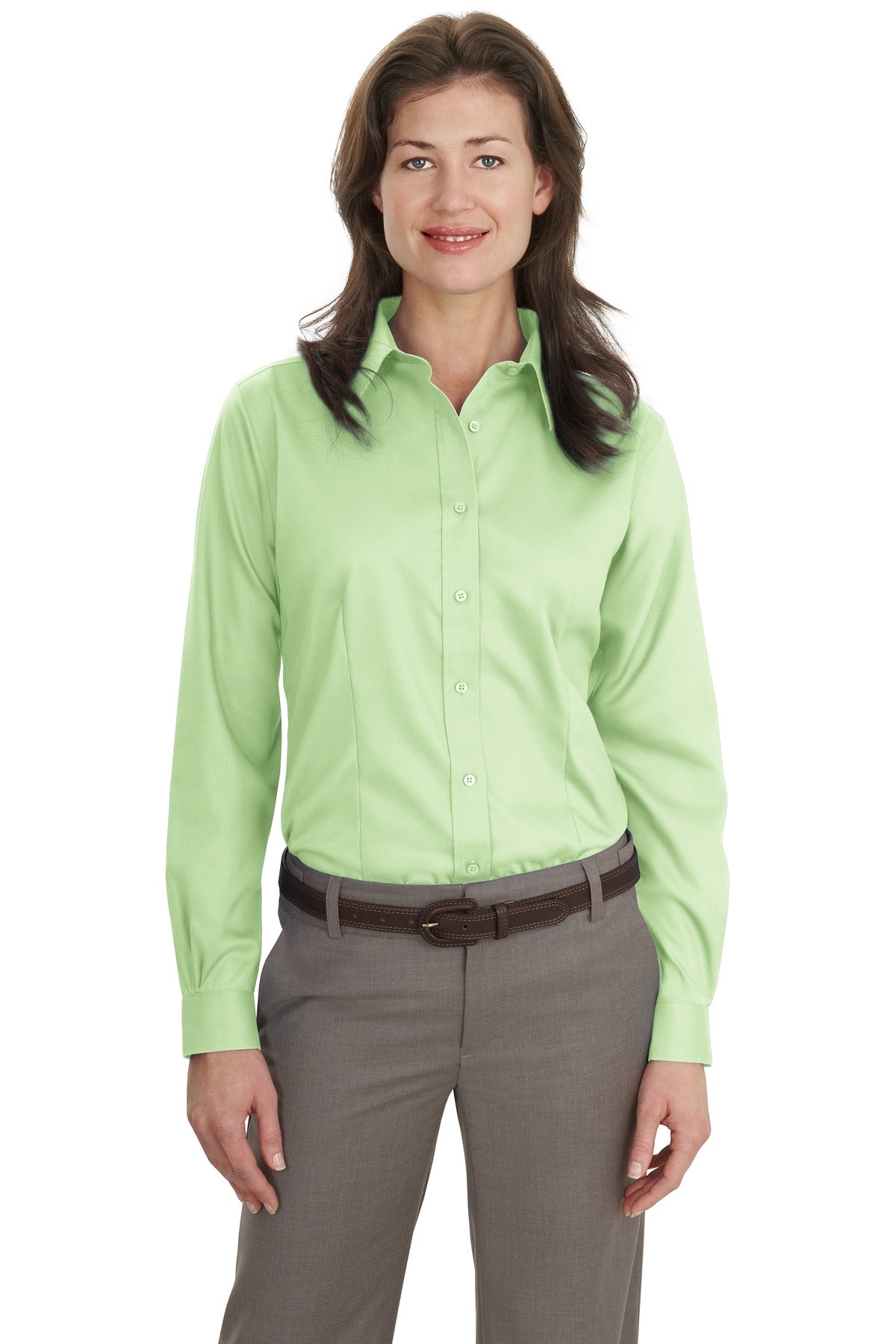 Port Authority® Ladies Non-Iron Twill Shirt.  L638