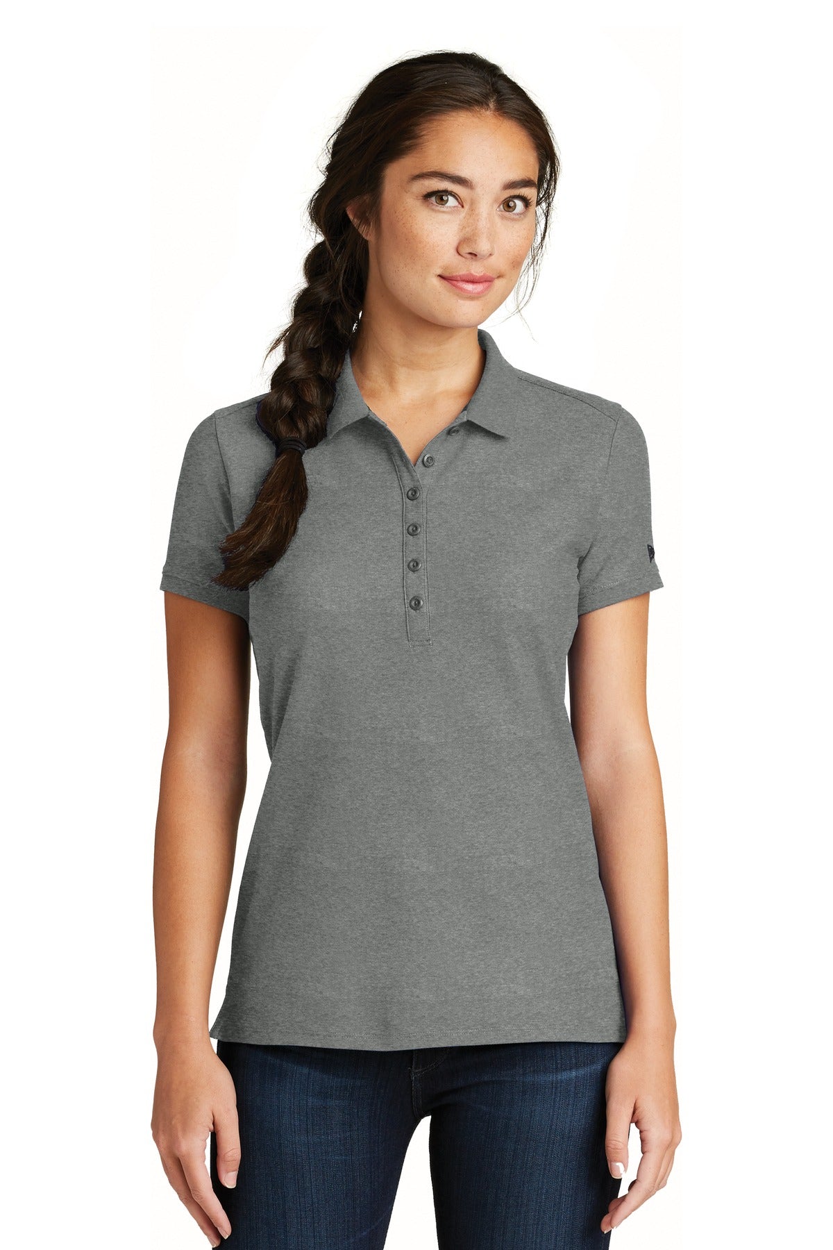 New Era ® Ladies Venue Home Plate Polo. LNEA300