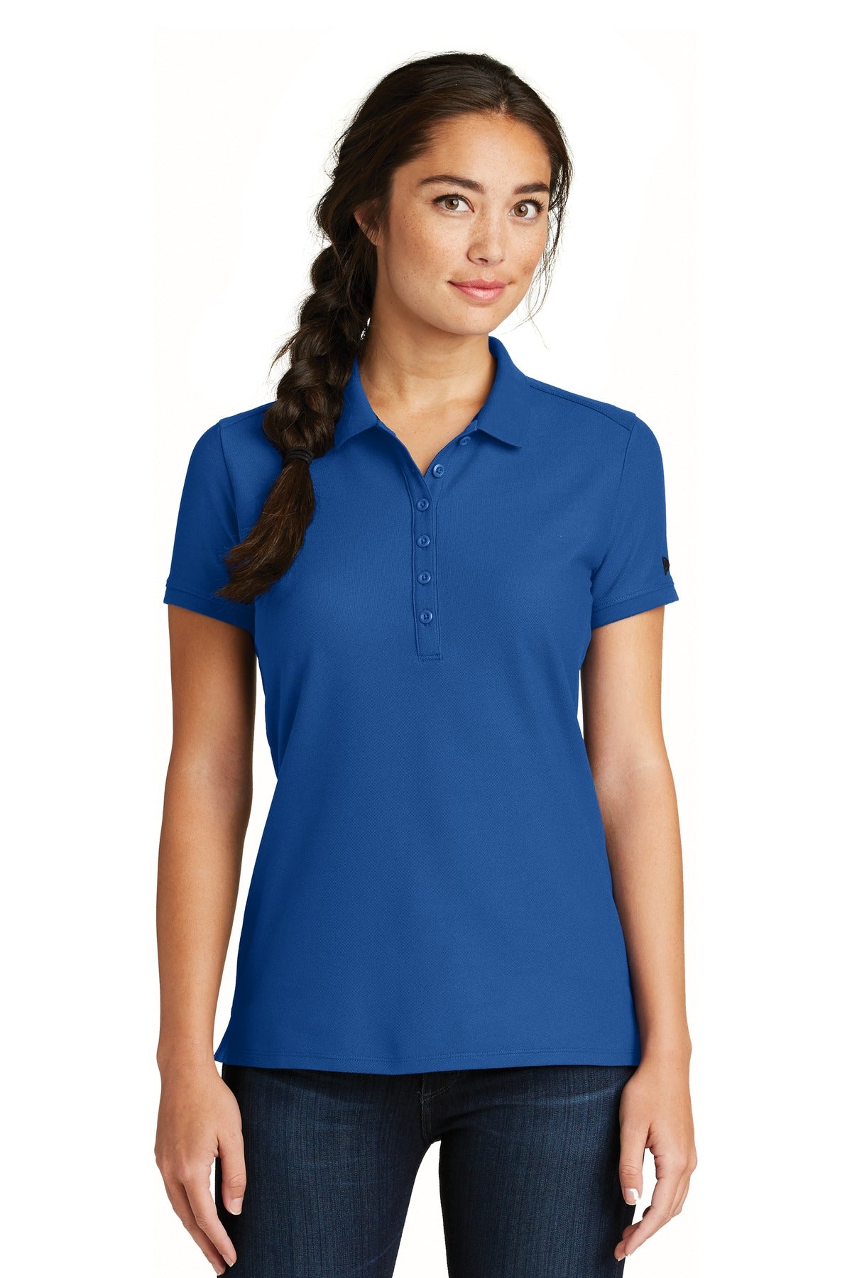 New Era ® Ladies Venue Home Plate Polo. LNEA300