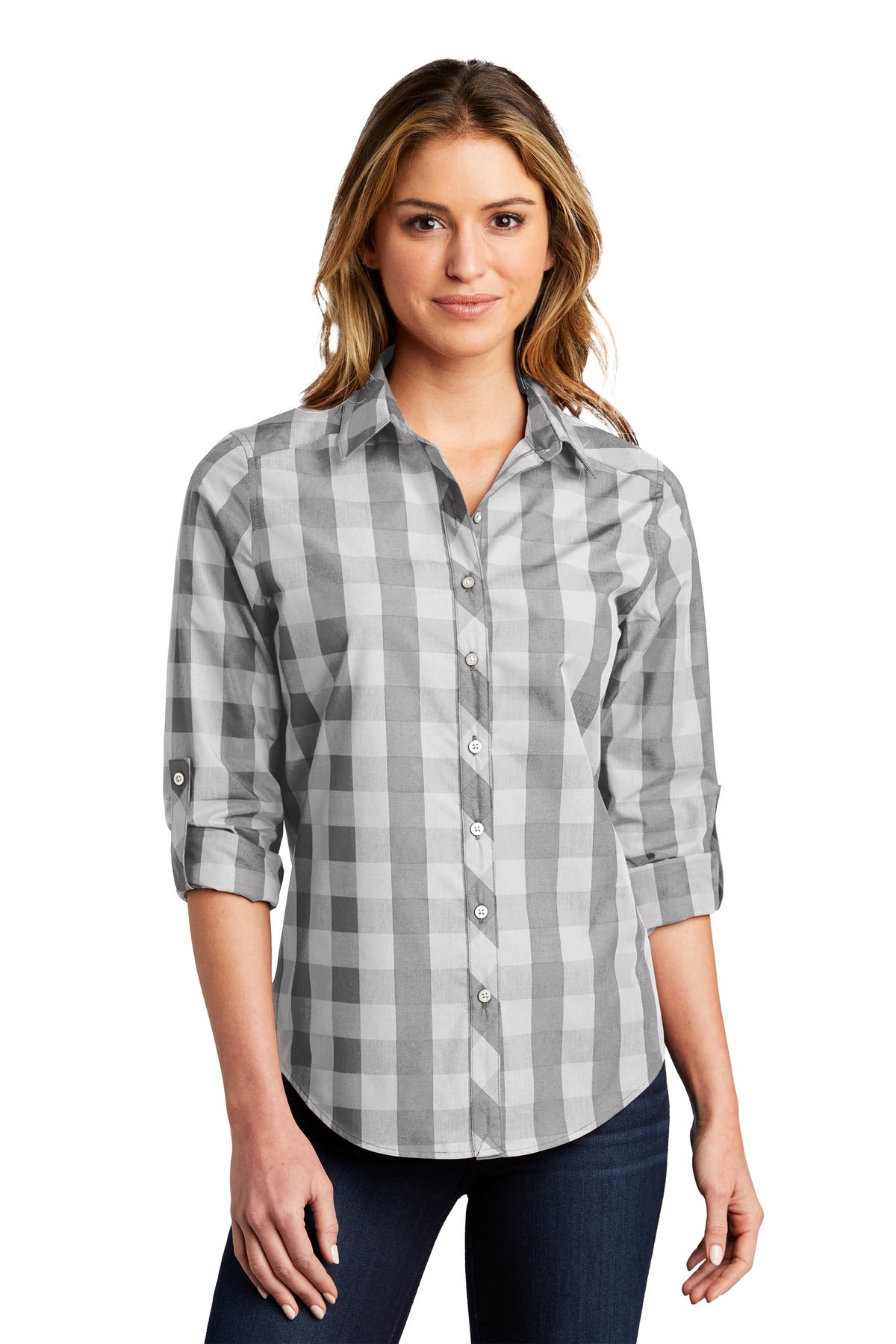 Port Authority ® Ladies Everyday Plaid Shirt. LW670