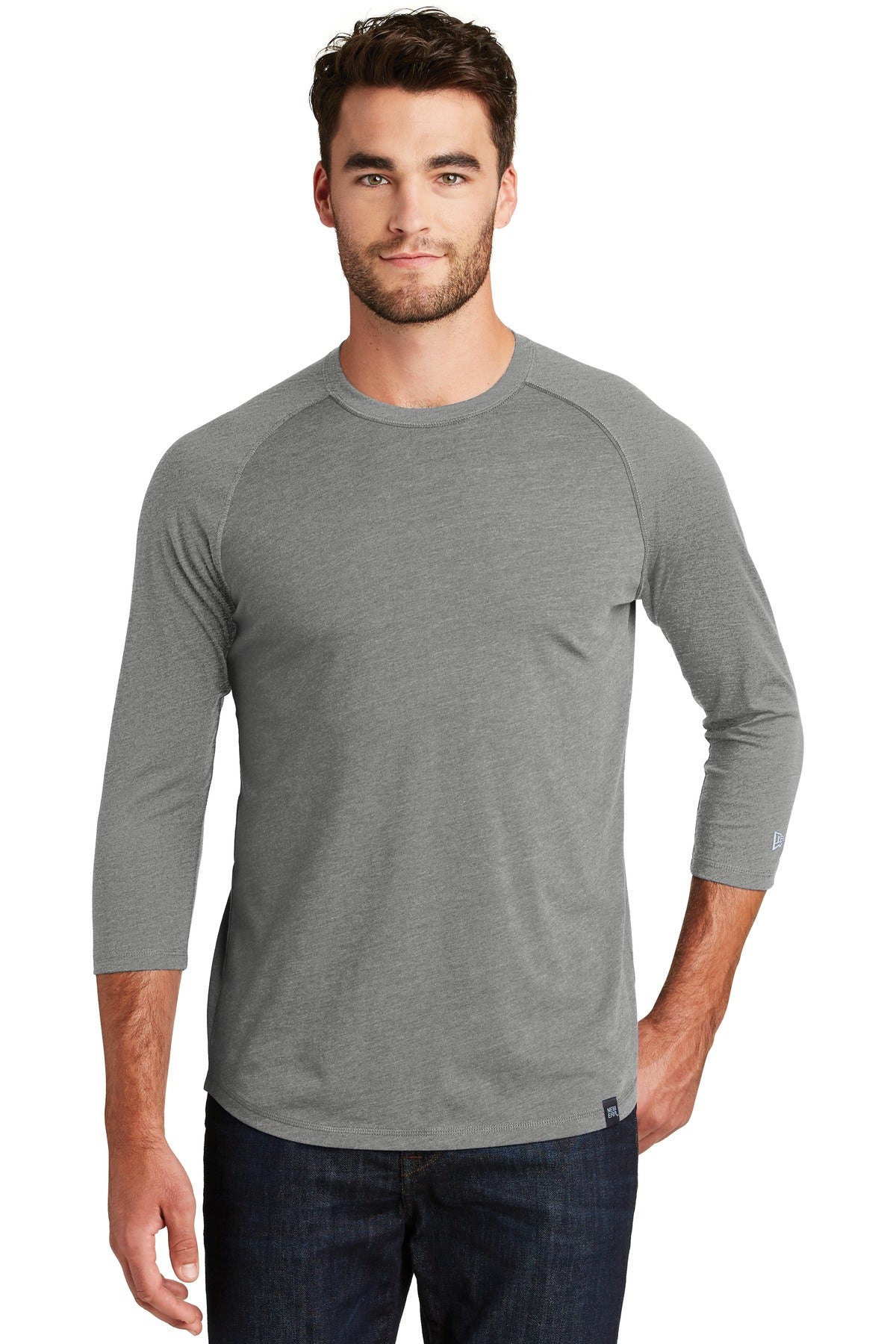 New Era ® Heritage Blend 3/4-Sleeve Baseball Raglan Tee. NEA104