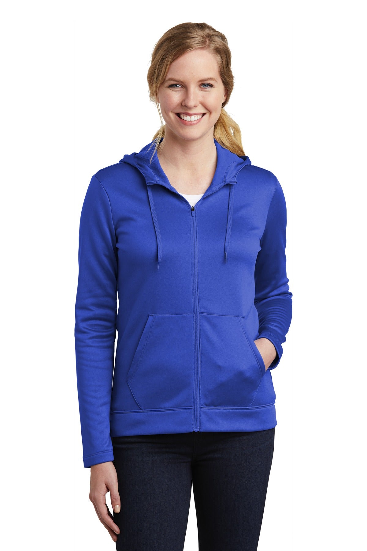 Nike Ladies Therma FIT Full Zip Fleece Hoodie. NKAH6264 Westside Stitch