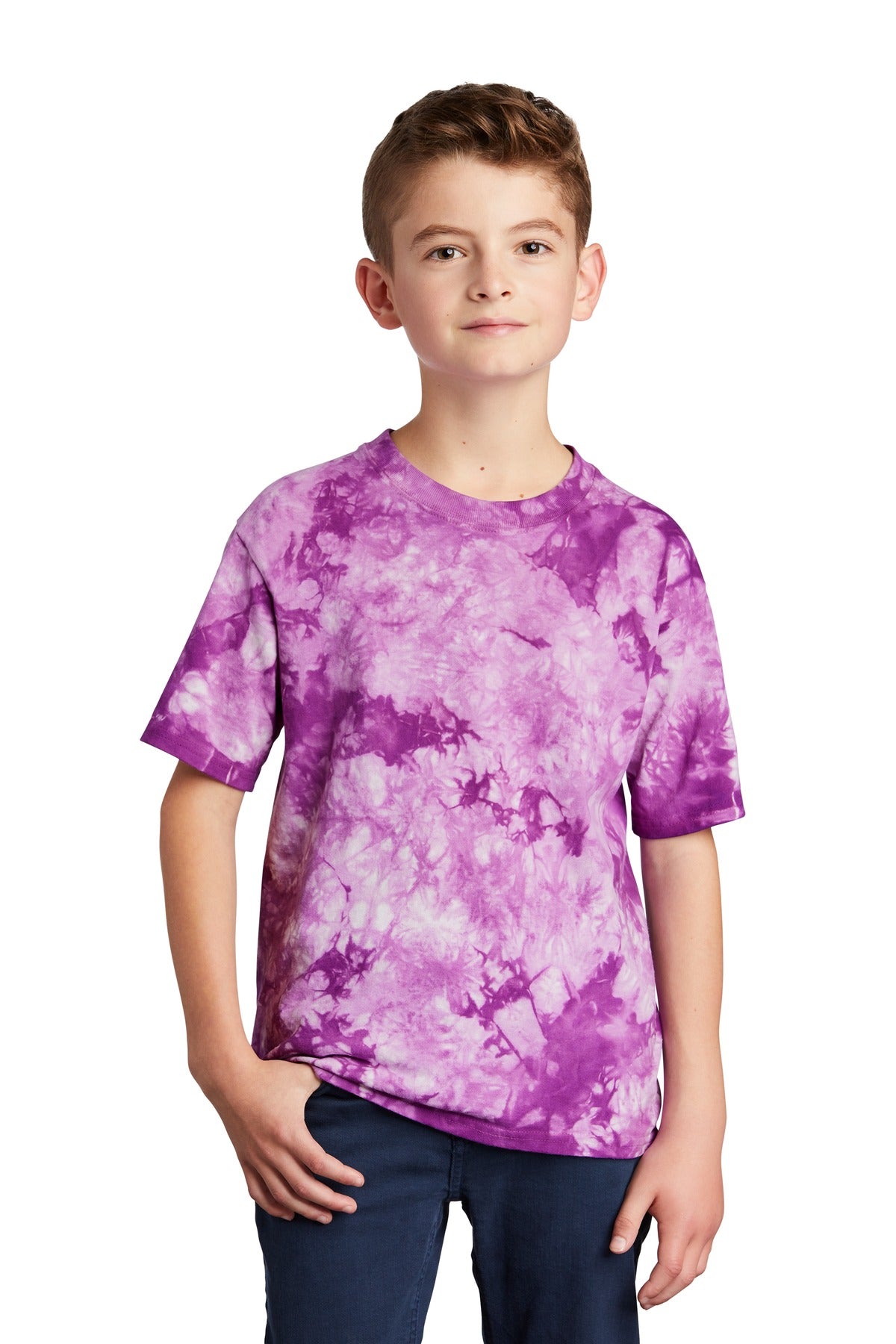 Port &amp; Company ® Youth Crystal Tie-Dye Tee PC145Y