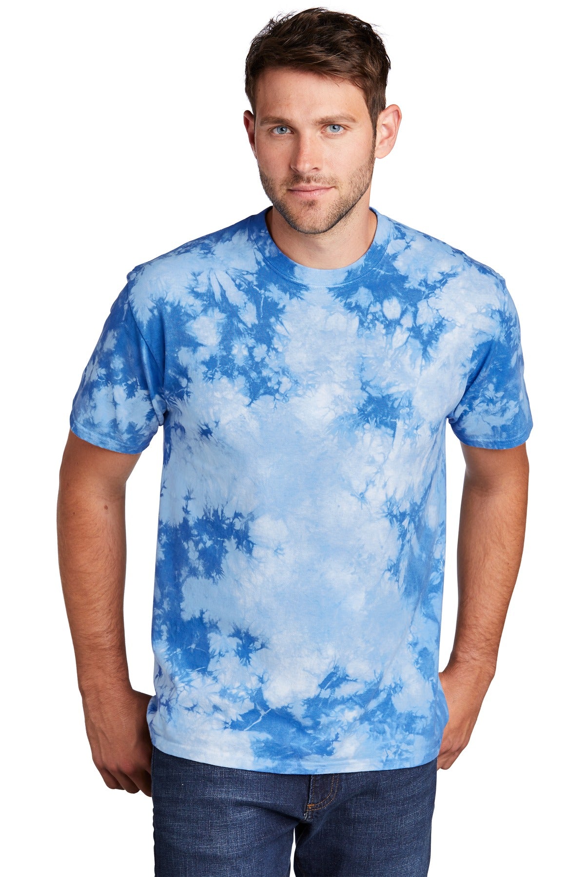 Port &amp; Company ® Crystal Tie-Dye Tee PC145