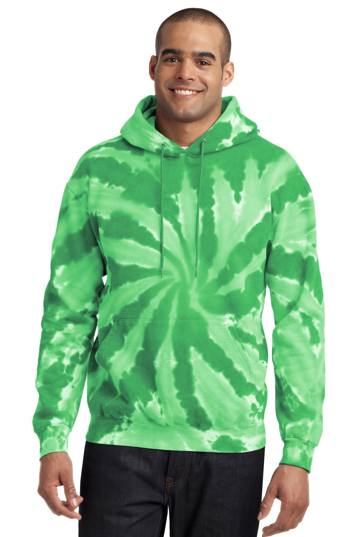 Port &amp; Company® Tie-Dye Pullover Hooded Sweatshirt. PC146