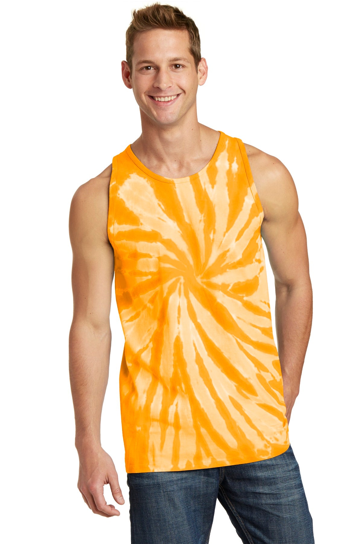 Port &amp; Company® Tie-Dye Tank Top.  PC147TT