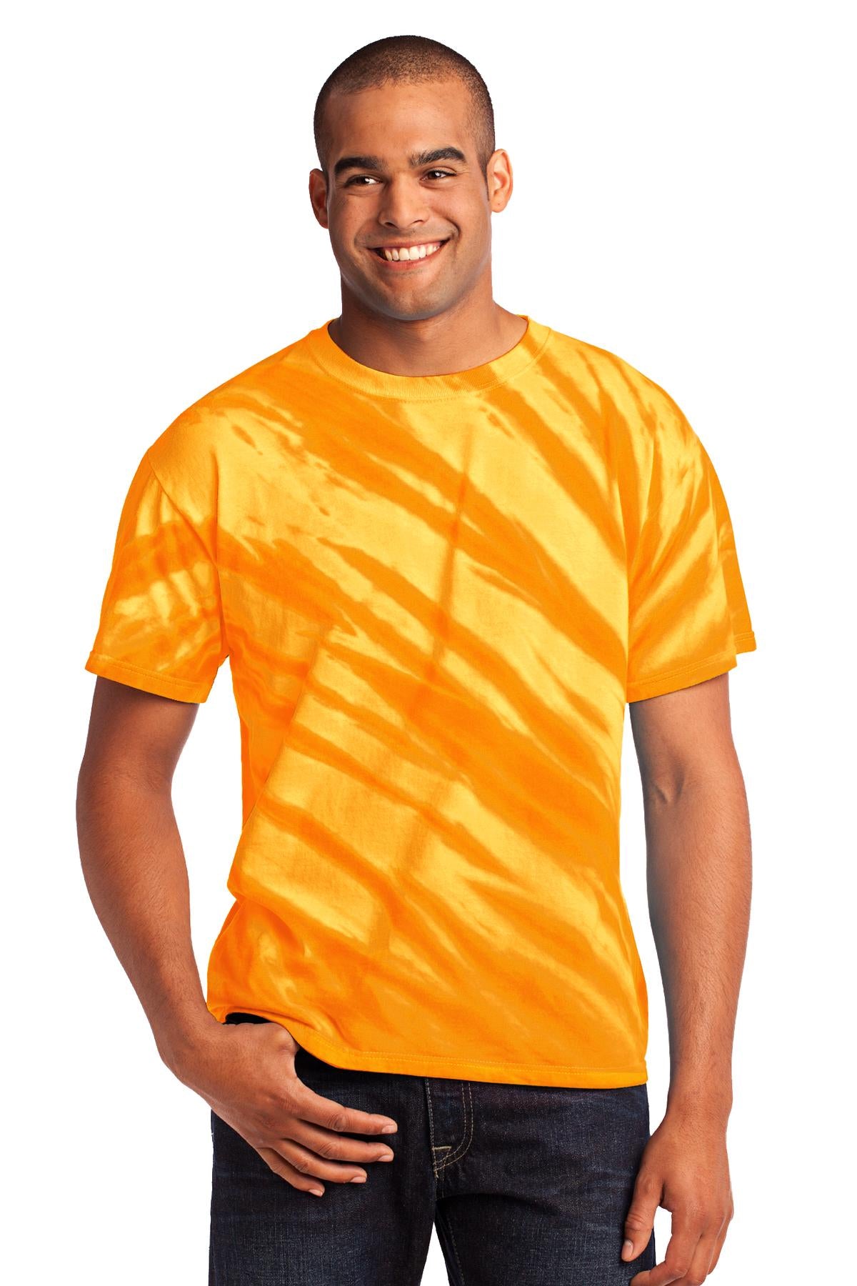 Port &amp; Company® - Tiger Stripe Tie-Dye Tee. PC148