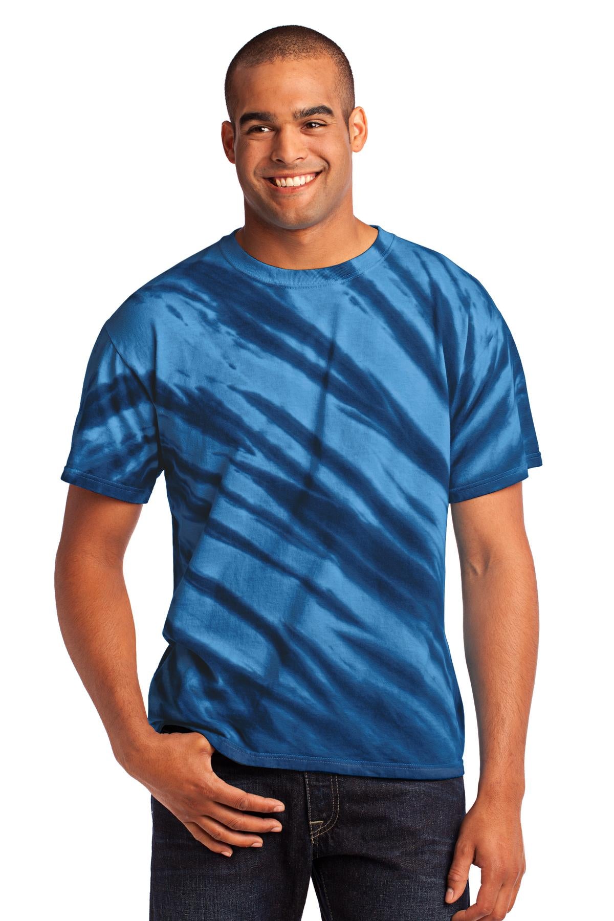 Port &amp; Company® - Tiger Stripe Tie-Dye Tee. PC148