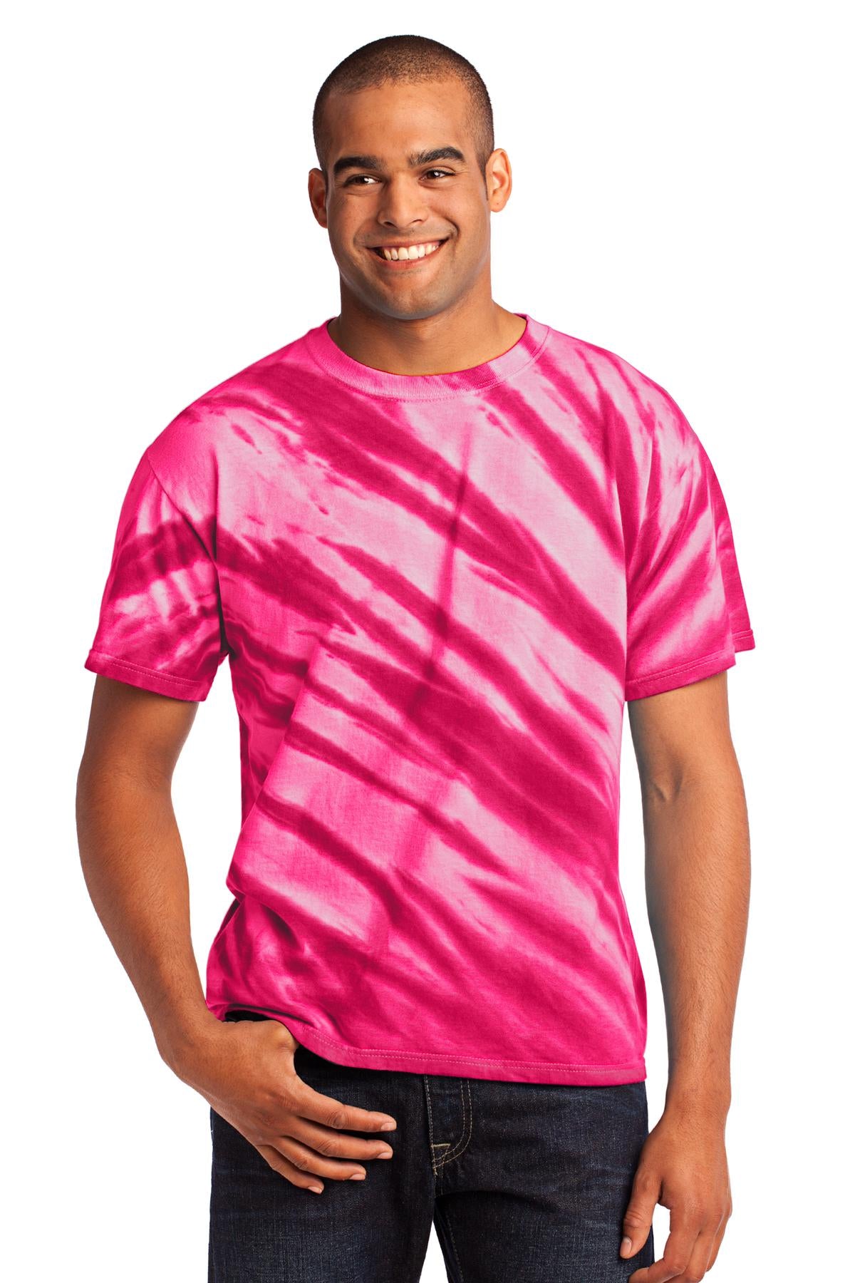 Port &amp; Company® - Tiger Stripe Tie-Dye Tee. PC148