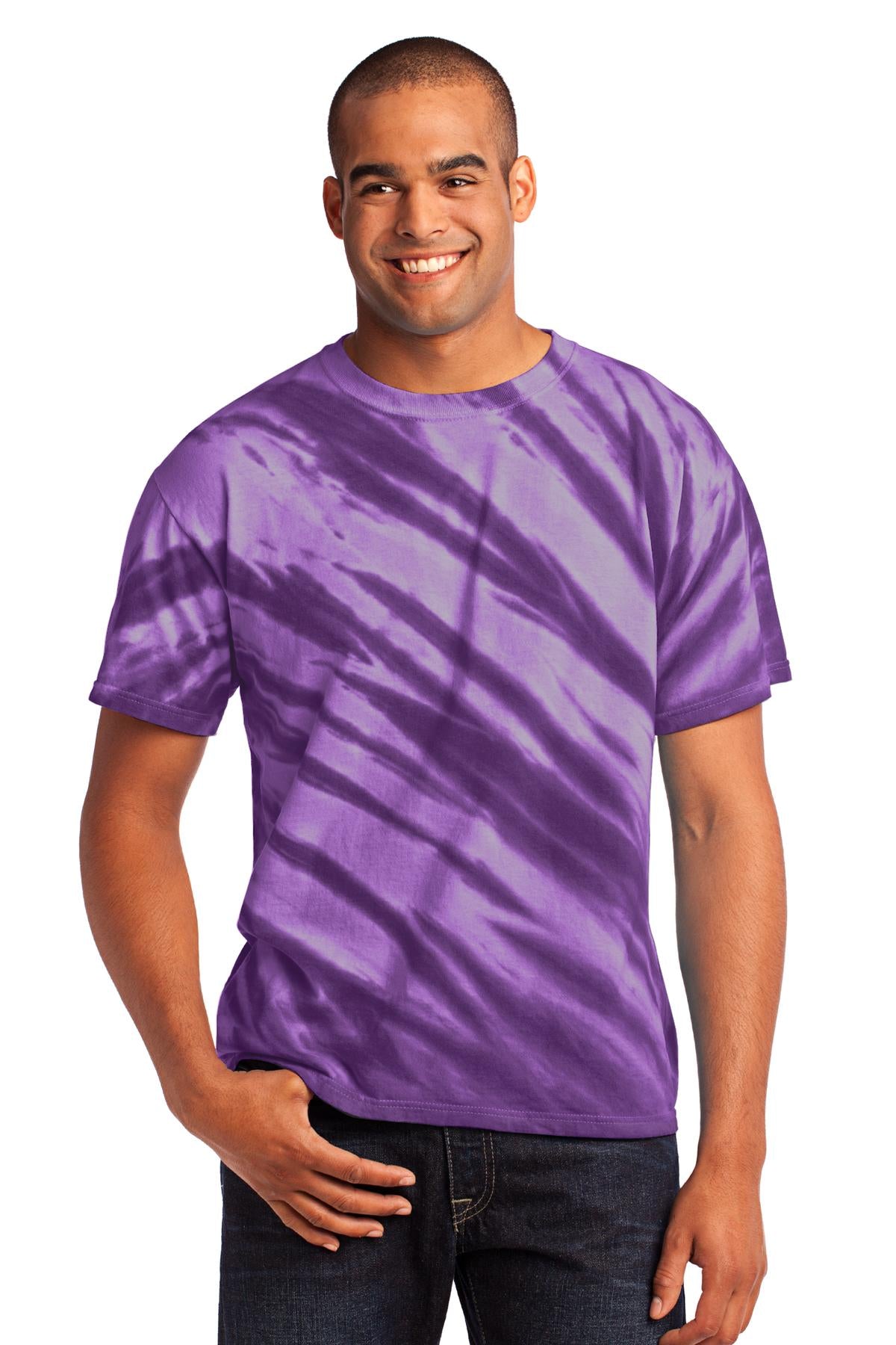 Port &amp; Company® - Tiger Stripe Tie-Dye Tee. PC148