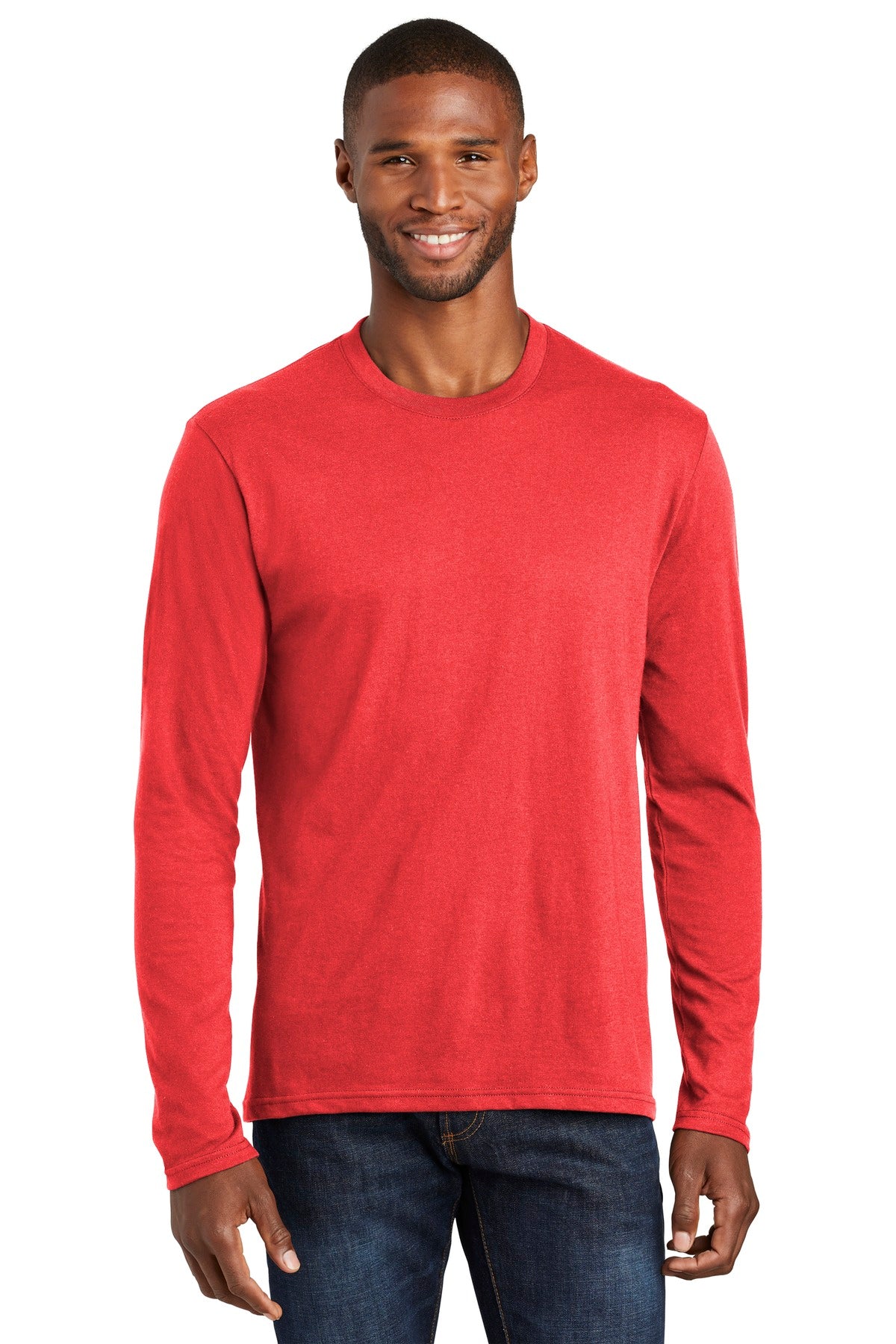 Port &amp; Company ® Long Sleeve Fan Favorite ™ Blend Tee. PC455LS