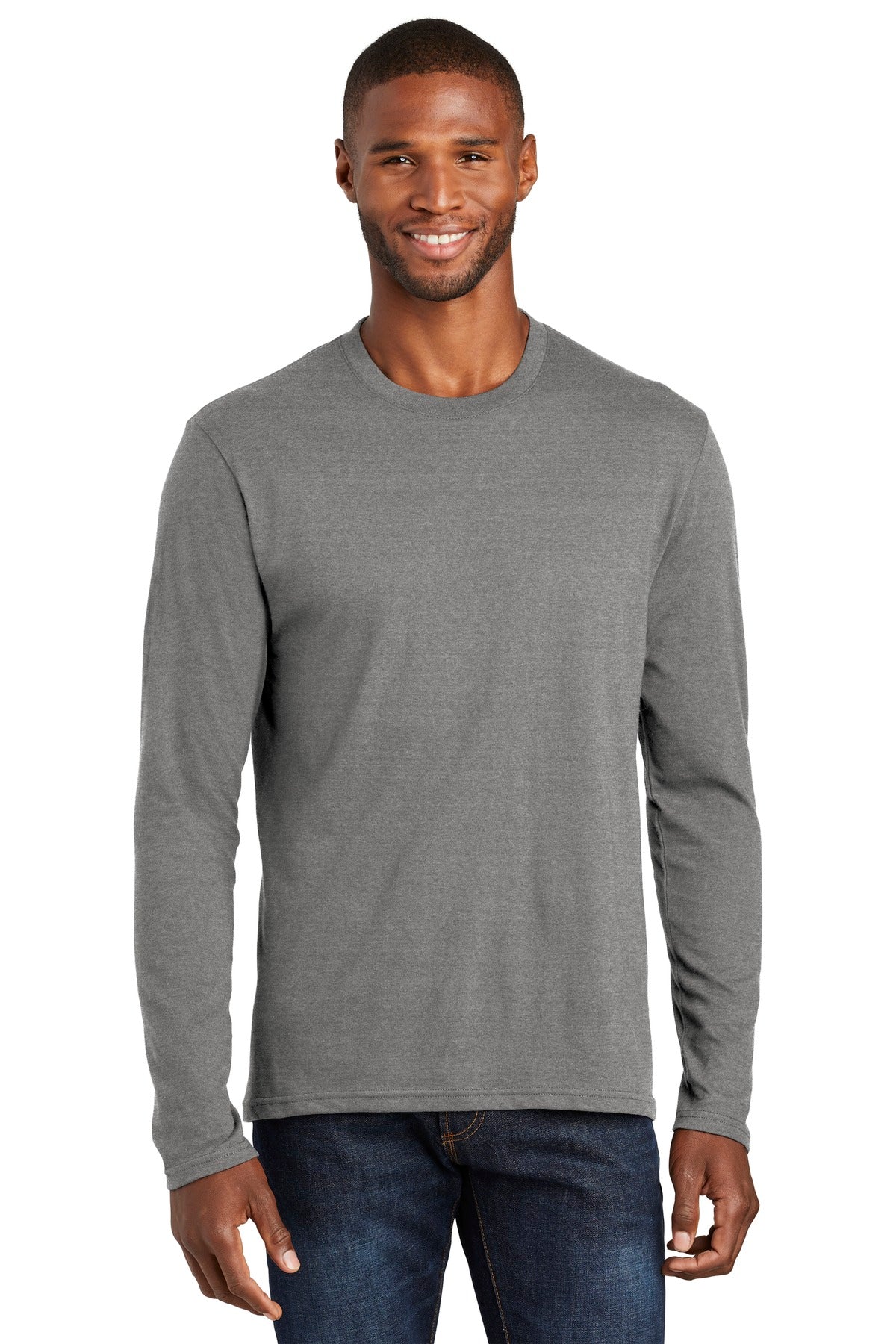 Port &amp; Company ® Long Sleeve Fan Favorite ™ Blend Tee. PC455LS