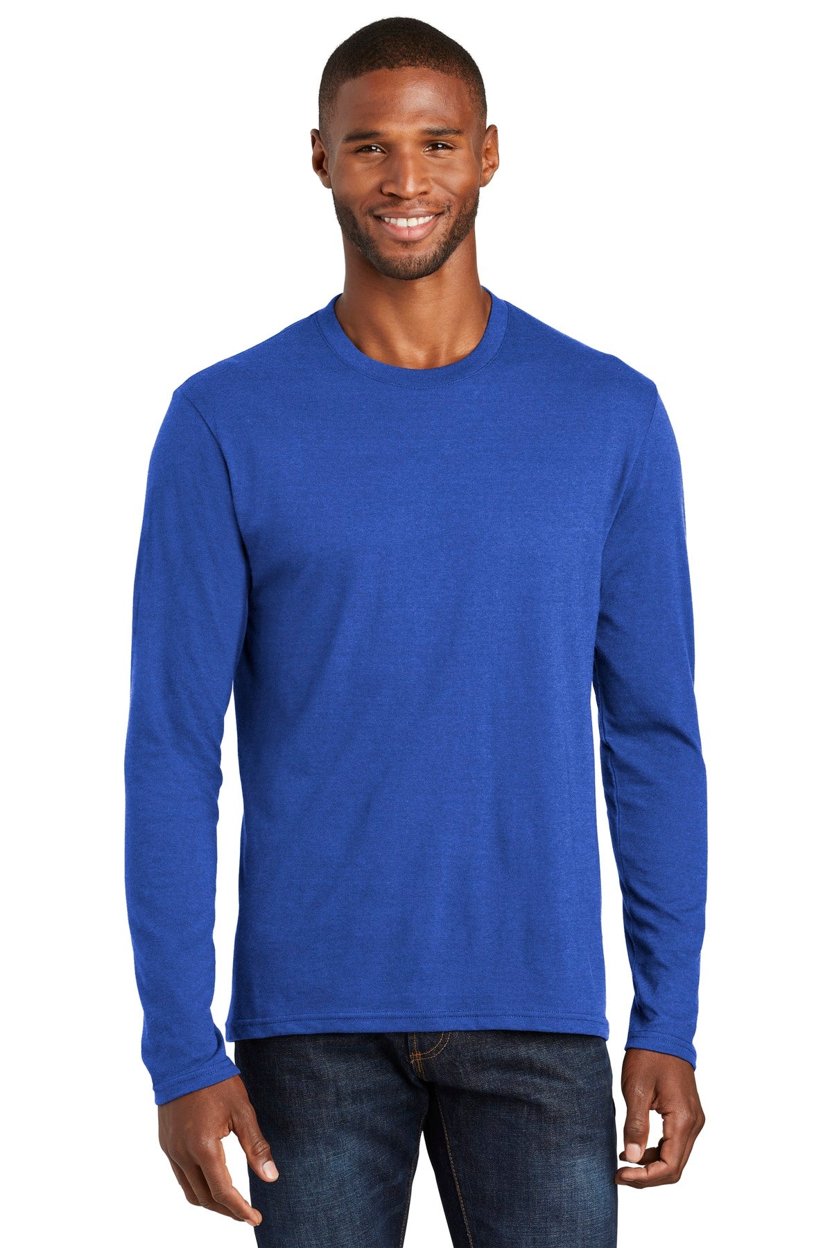 Port &amp; Company ® Long Sleeve Fan Favorite ™ Blend Tee. PC455LS