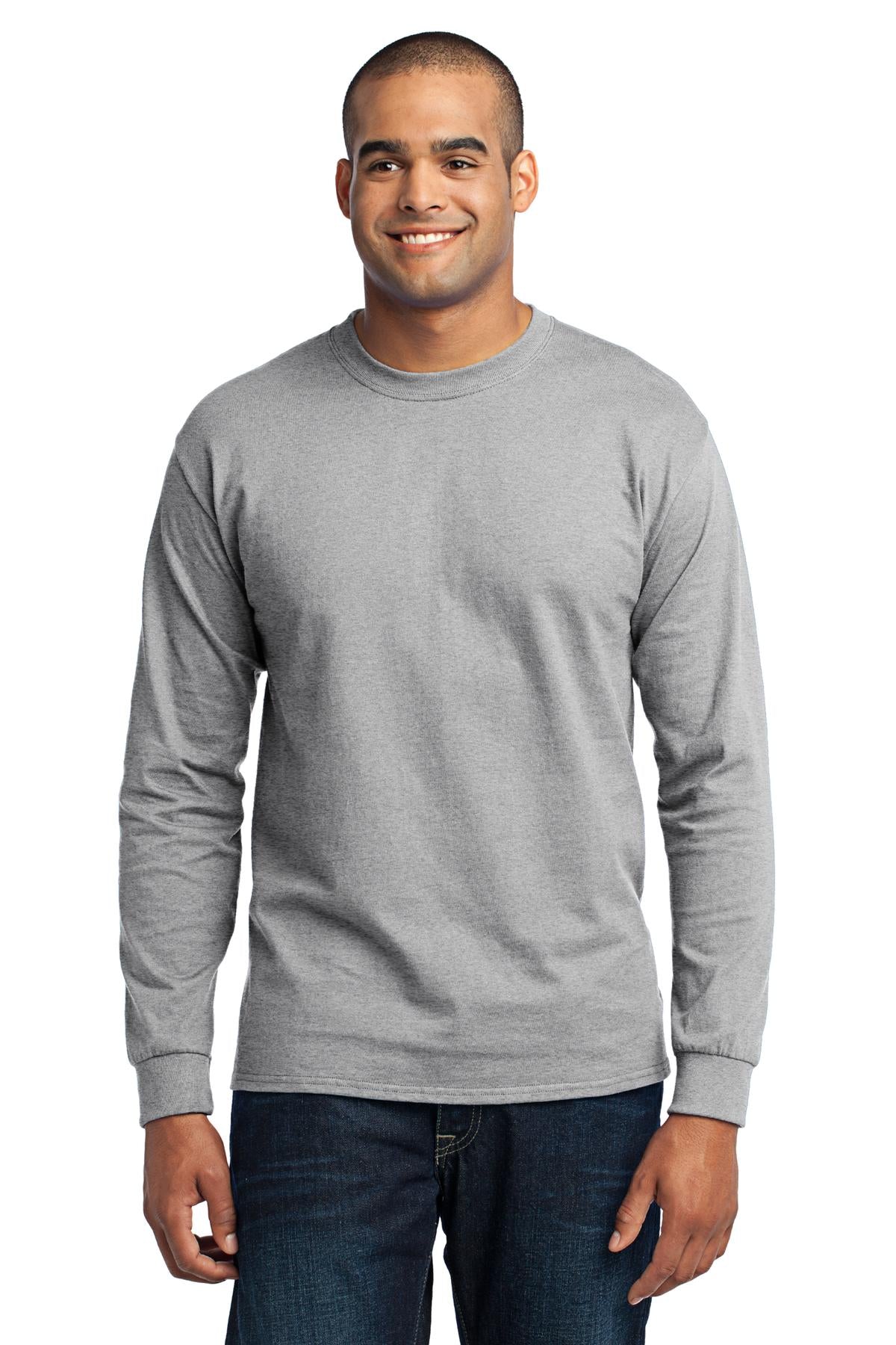 Port &amp; Company® Tall Long Sleeve Core Blend Tee. PC55LST