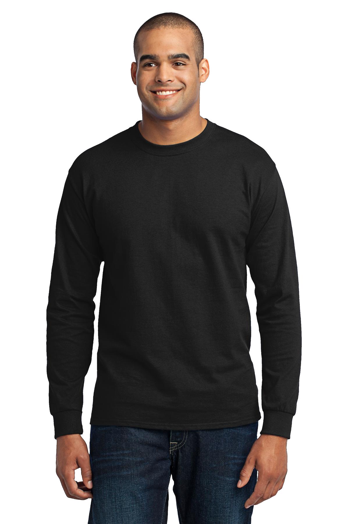 Port &amp; Company® Tall Long Sleeve Core Blend Tee. PC55LST