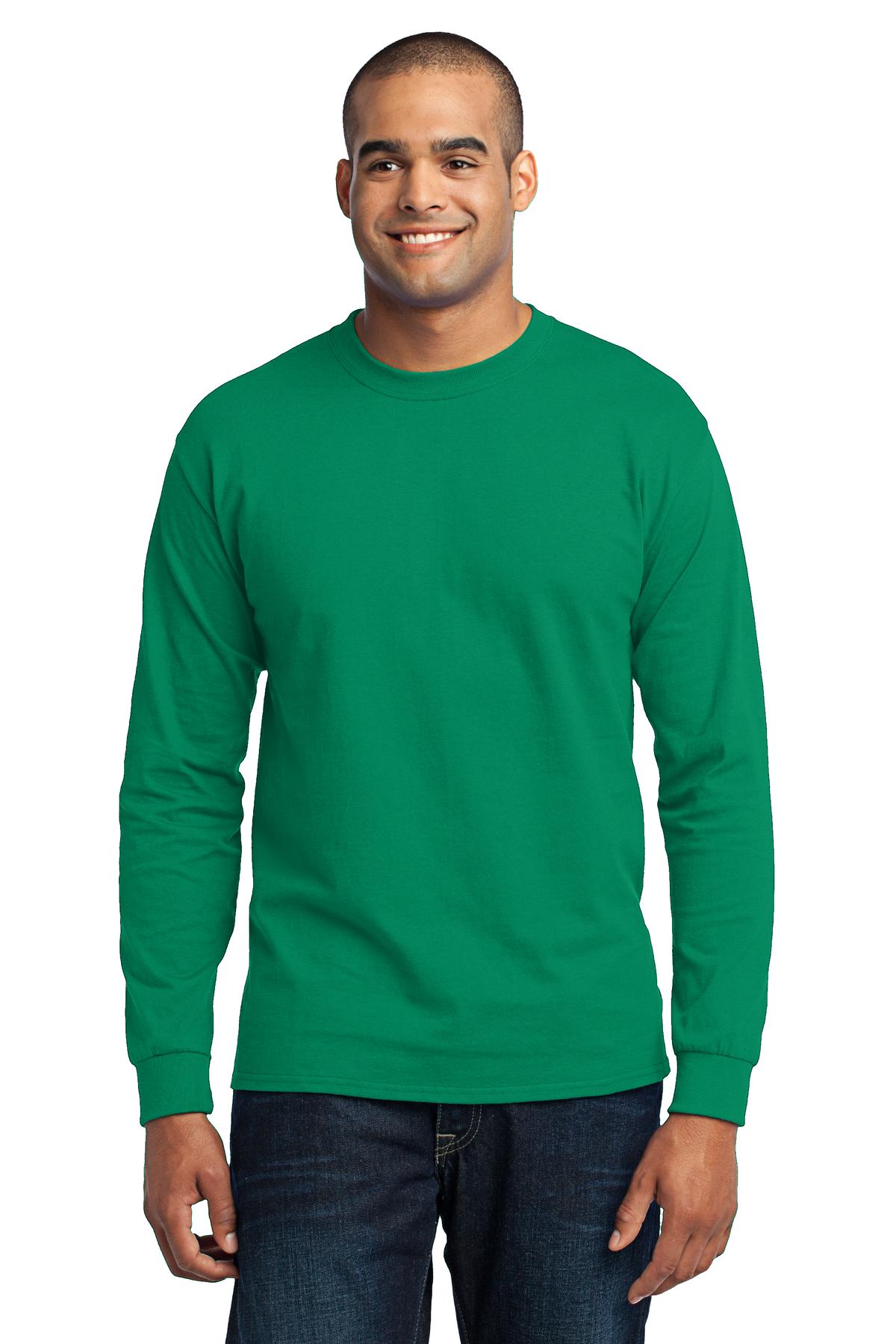 Port &amp; Company® Tall Long Sleeve Core Blend Tee. PC55LST