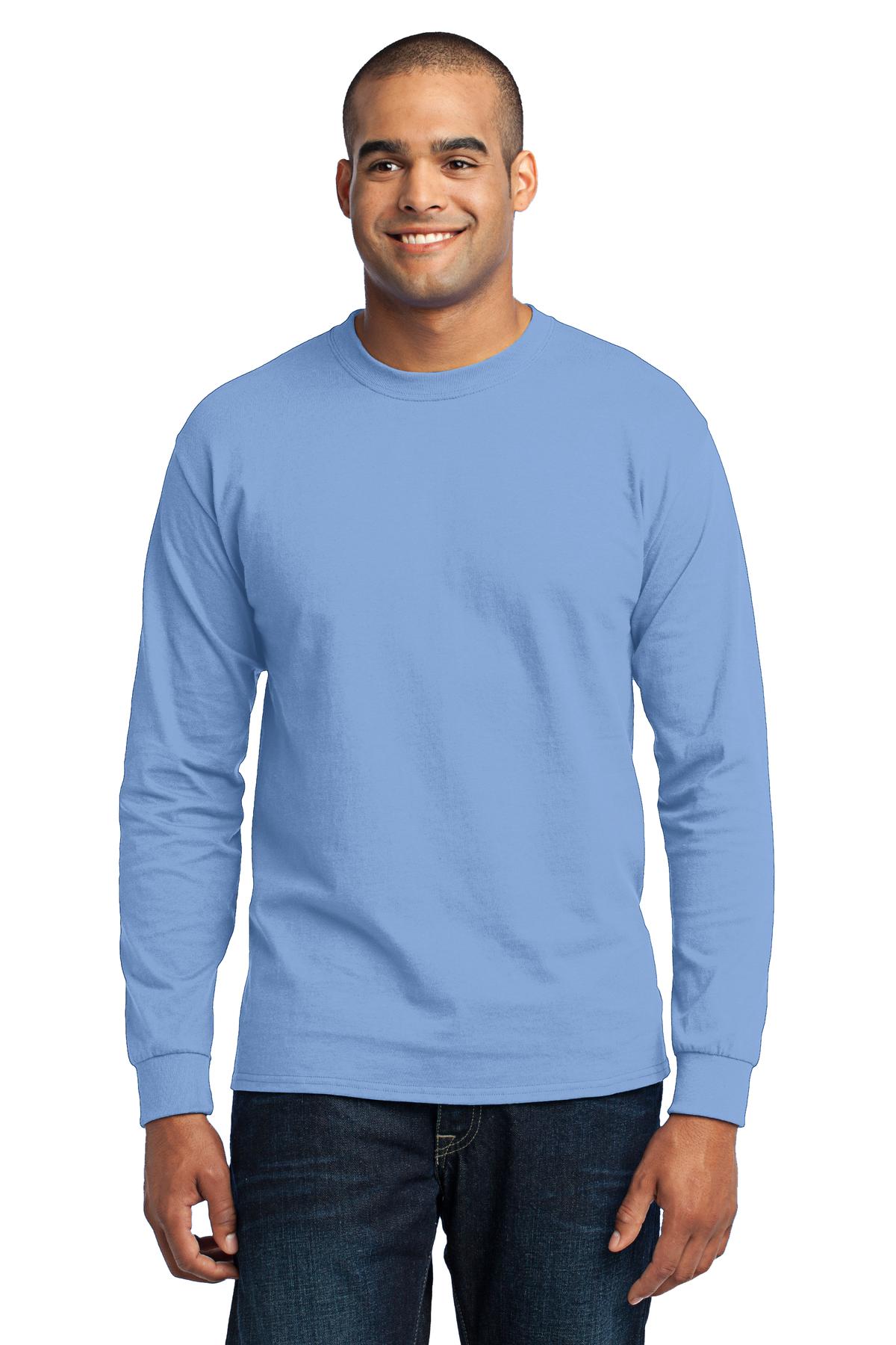 Port &amp; Company® Tall Long Sleeve Core Blend Tee. PC55LST