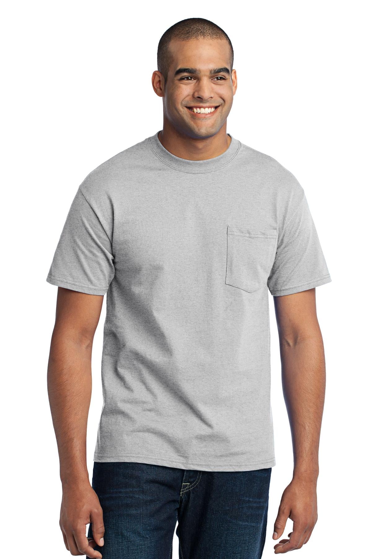 Port &amp; Company® Tall Core Blend Pocket Tee. PC55PT