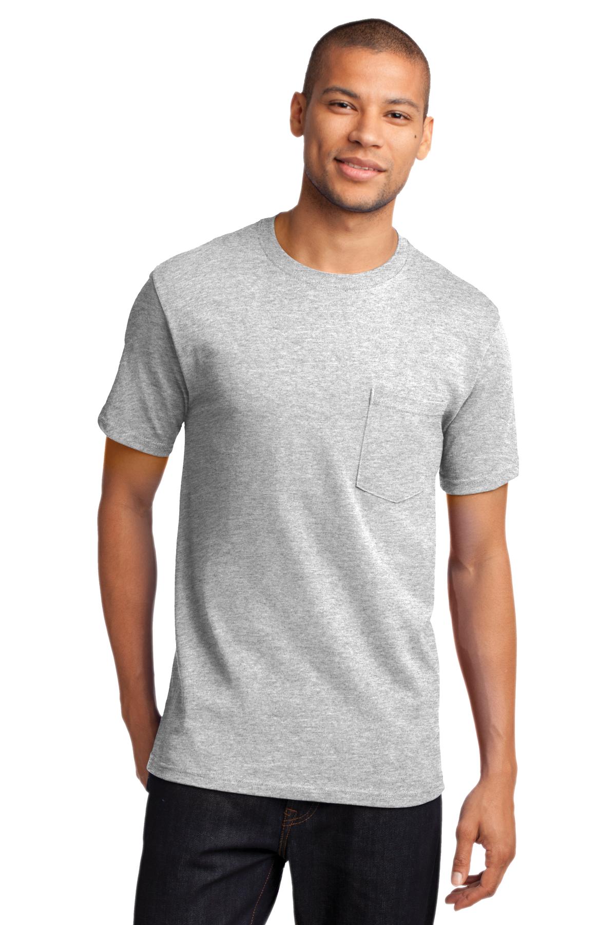 Port &amp; Company® - Tall Essential Pocket Tee. PC61PT