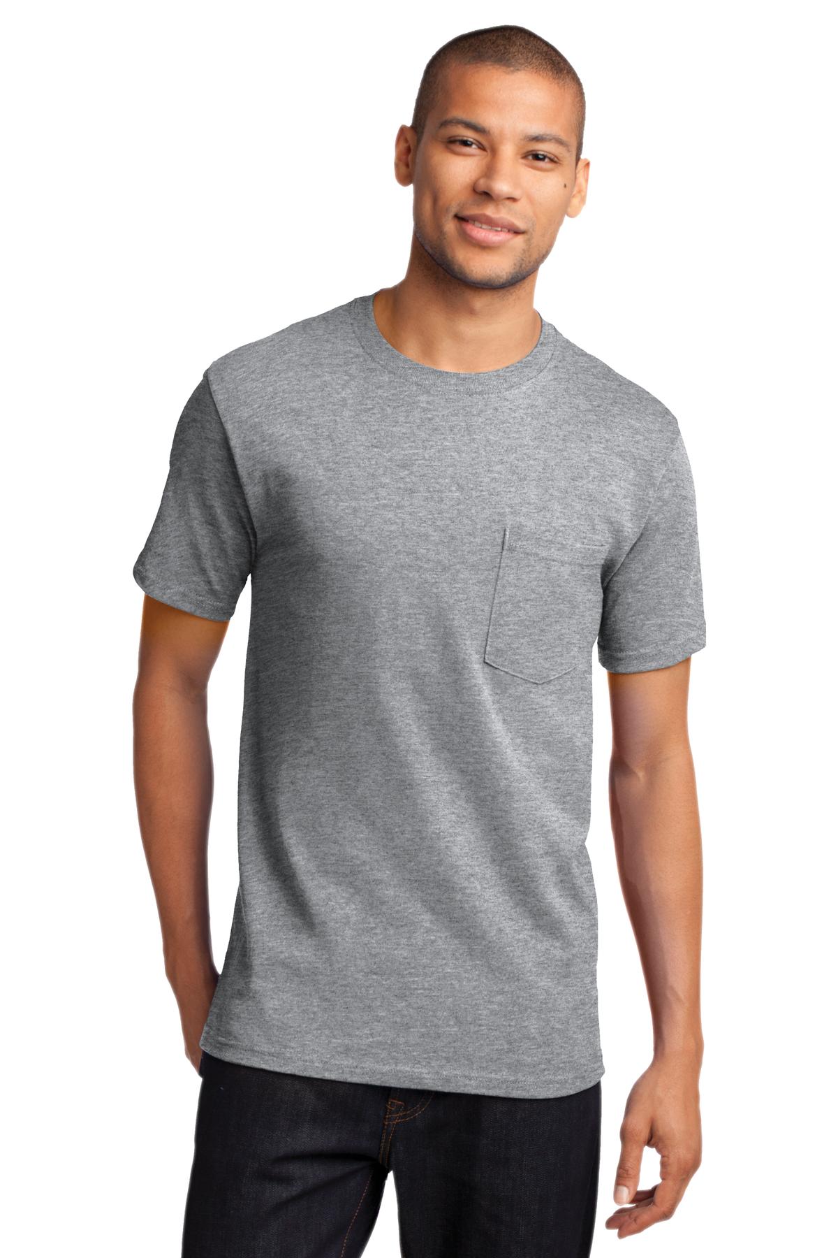 Port &amp; Company® - Tall Essential Pocket Tee. PC61PT