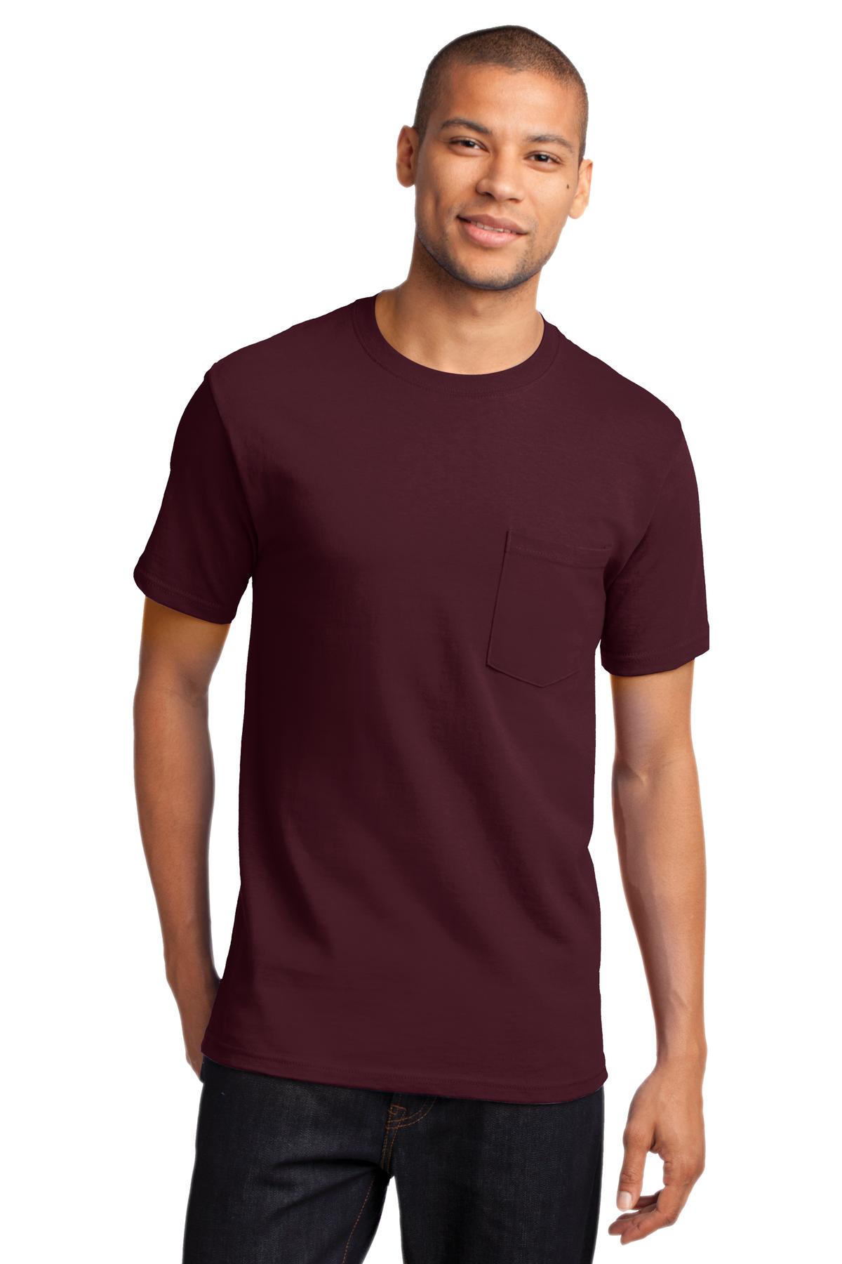 Port &amp; Company® - Tall Essential Pocket Tee. PC61PT