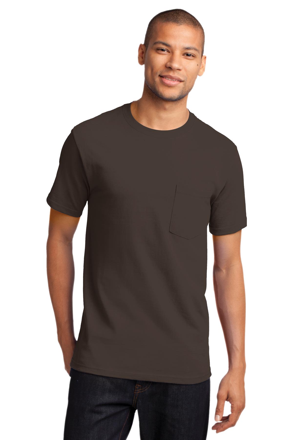 Port &amp; Company® - Tall Essential Pocket Tee. PC61PT