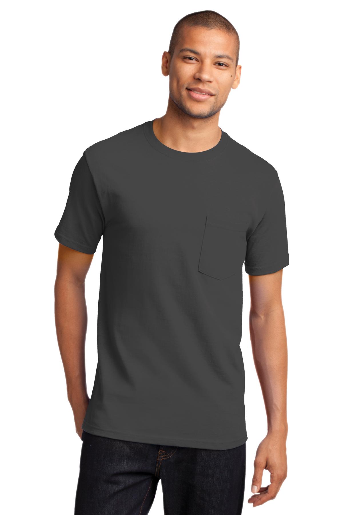 Port &amp; Company® - Tall Essential Pocket Tee. PC61PT