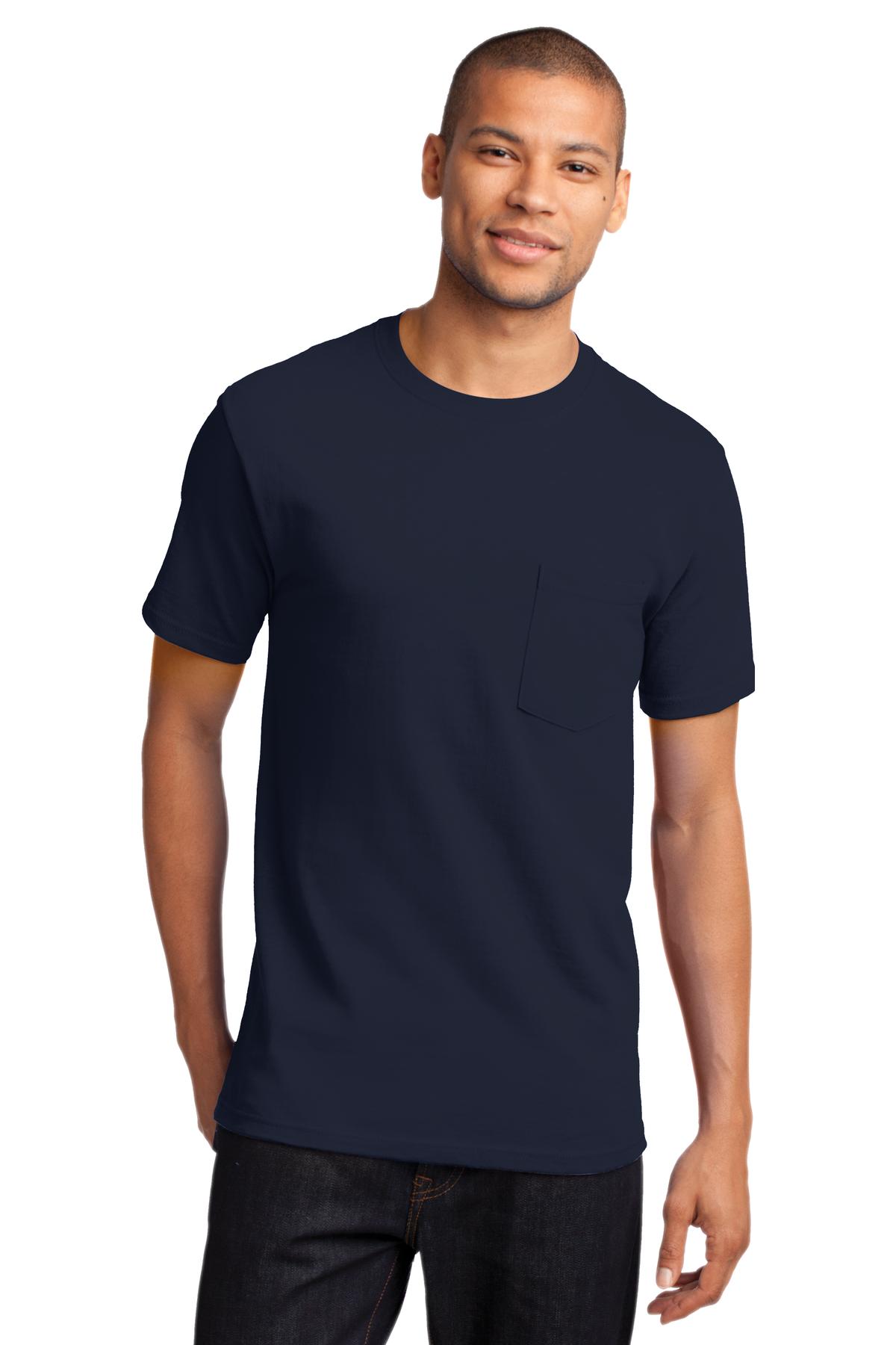 Port &amp; Company® - Tall Essential Pocket Tee. PC61PT