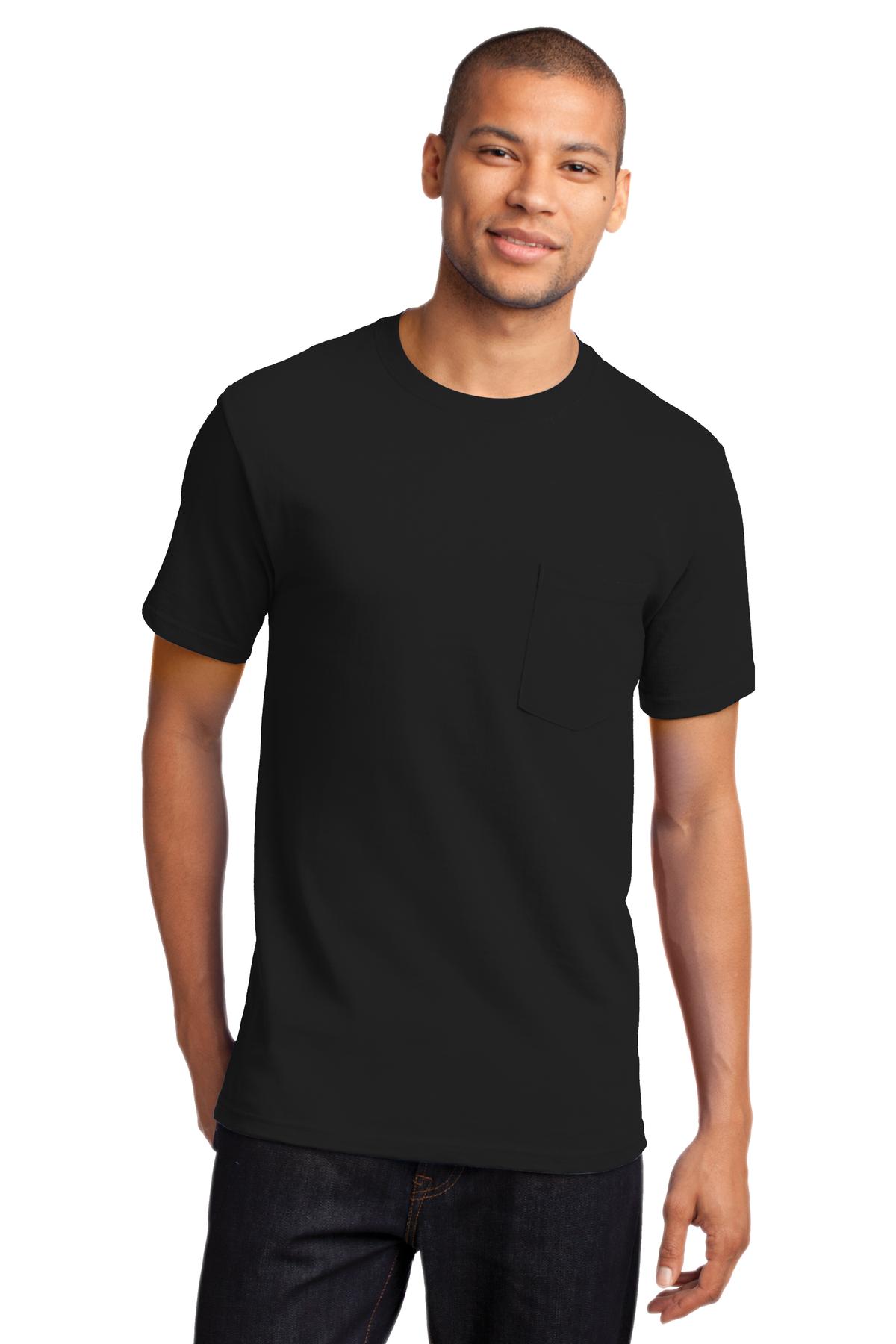 Port &amp; Company® - Tall Essential Pocket Tee. PC61PT