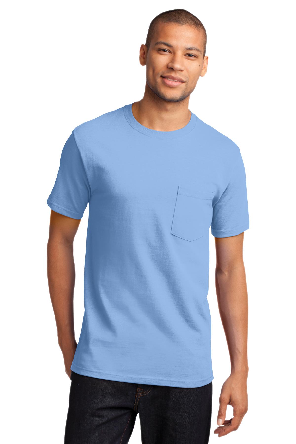 Port &amp; Company® - Tall Essential Pocket Tee. PC61PT