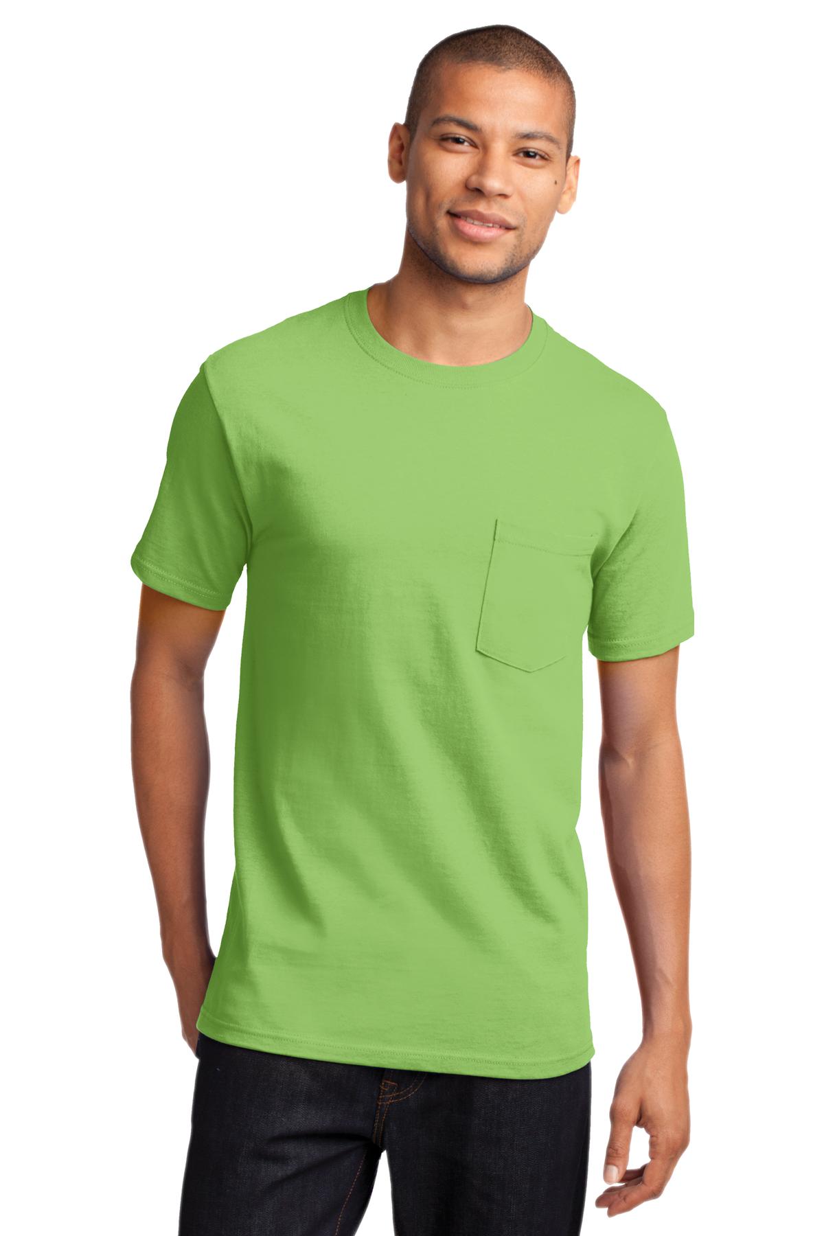 Port &amp; Company® - Tall Essential Pocket Tee. PC61PT