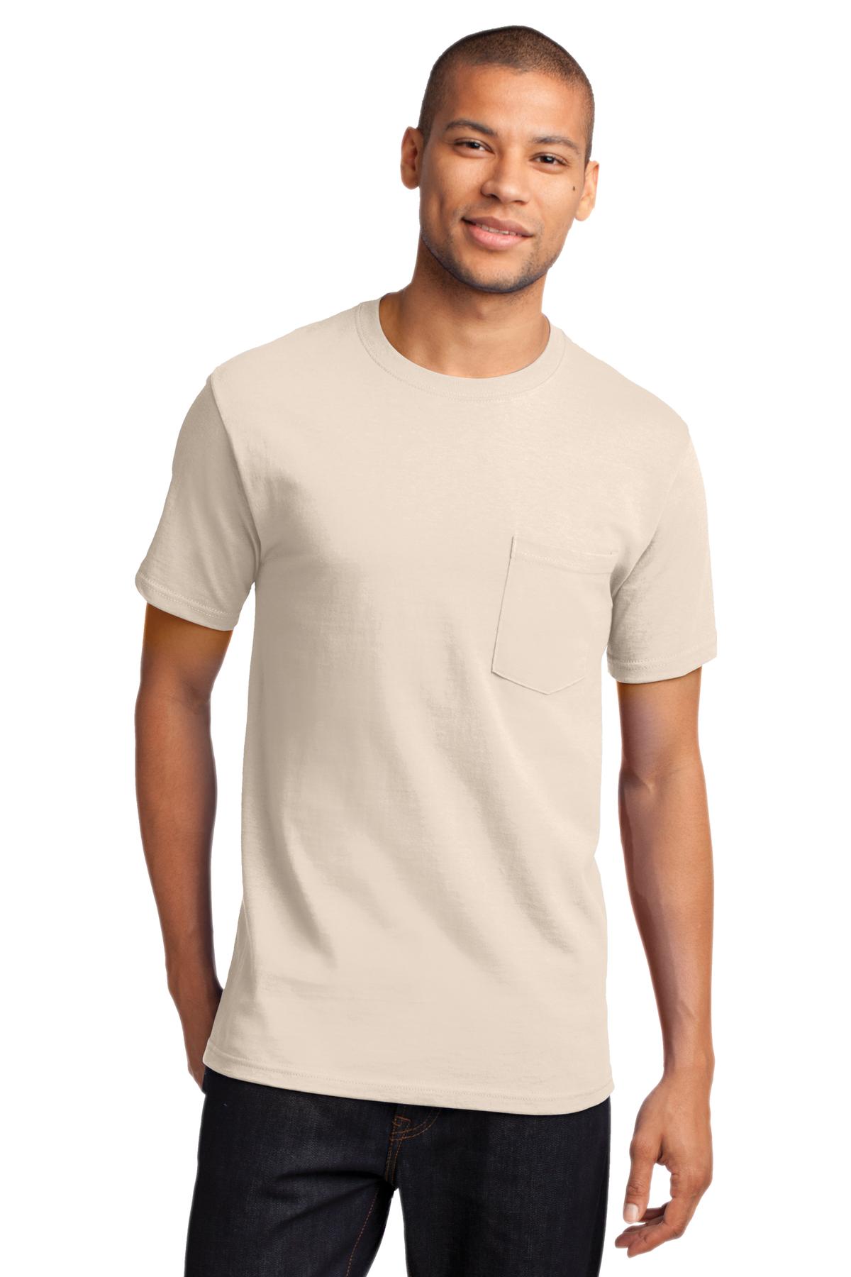 Port &amp; Company® - Tall Essential Pocket Tee. PC61PT