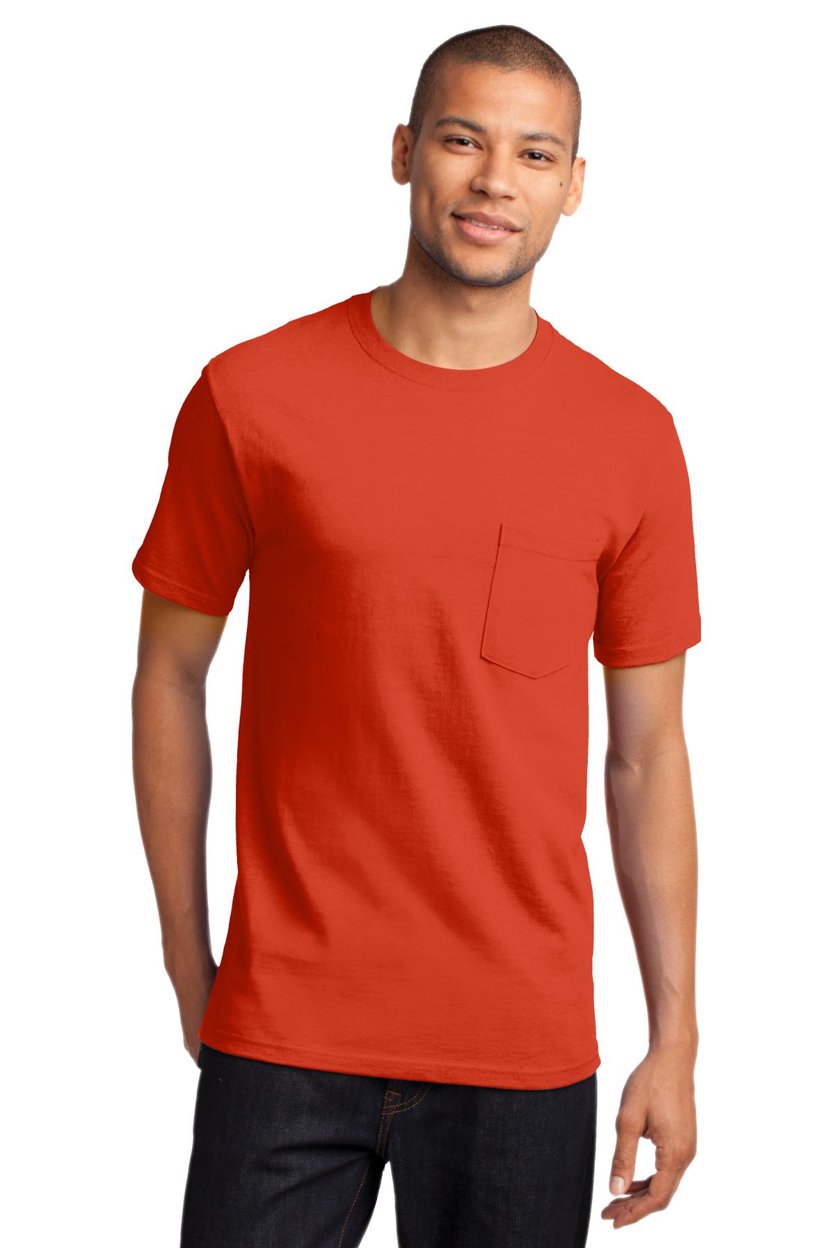 Port &amp; Company® - Tall Essential Pocket Tee. PC61PT
