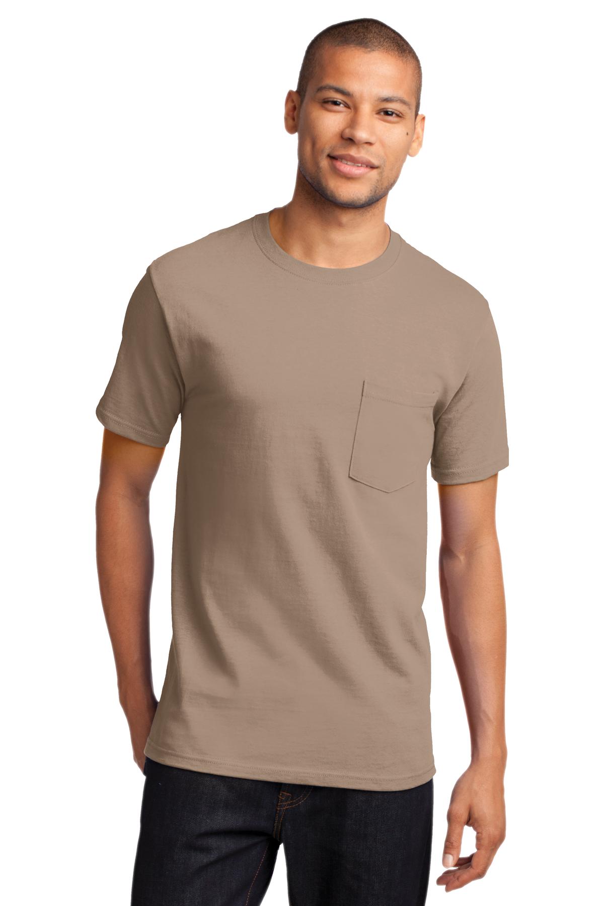 Port &amp; Company® - Tall Essential Pocket Tee. PC61PT