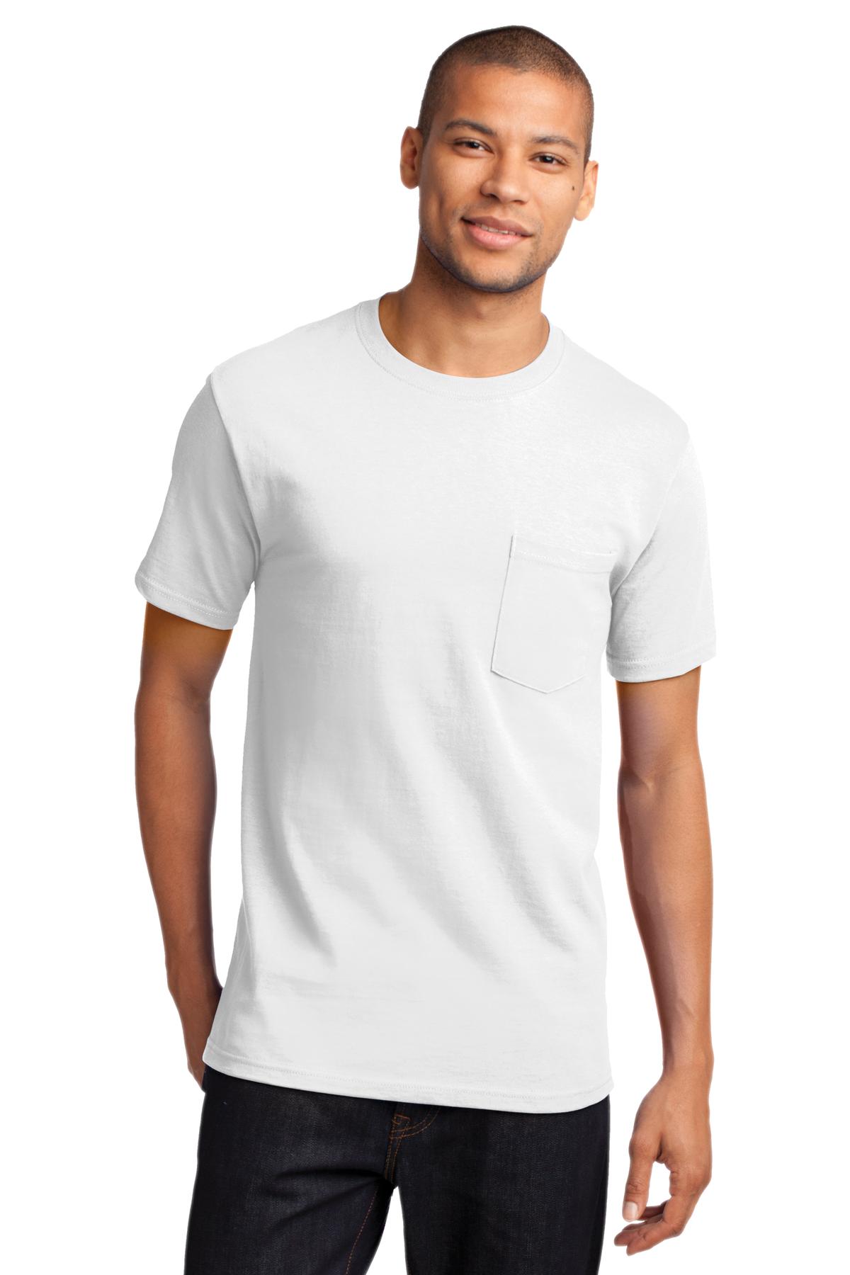 Port &amp; Company® - Tall Essential Pocket Tee. PC61PT