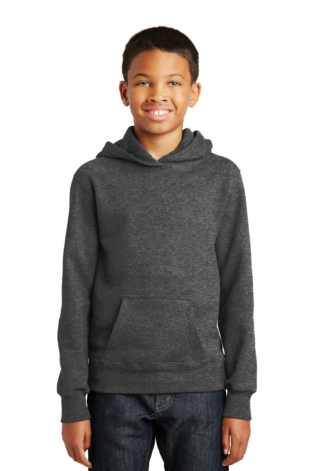 Port &amp; Company® Youth Fan Favorite Fleece Pullover Hooded Sweatshirt. PC850YH