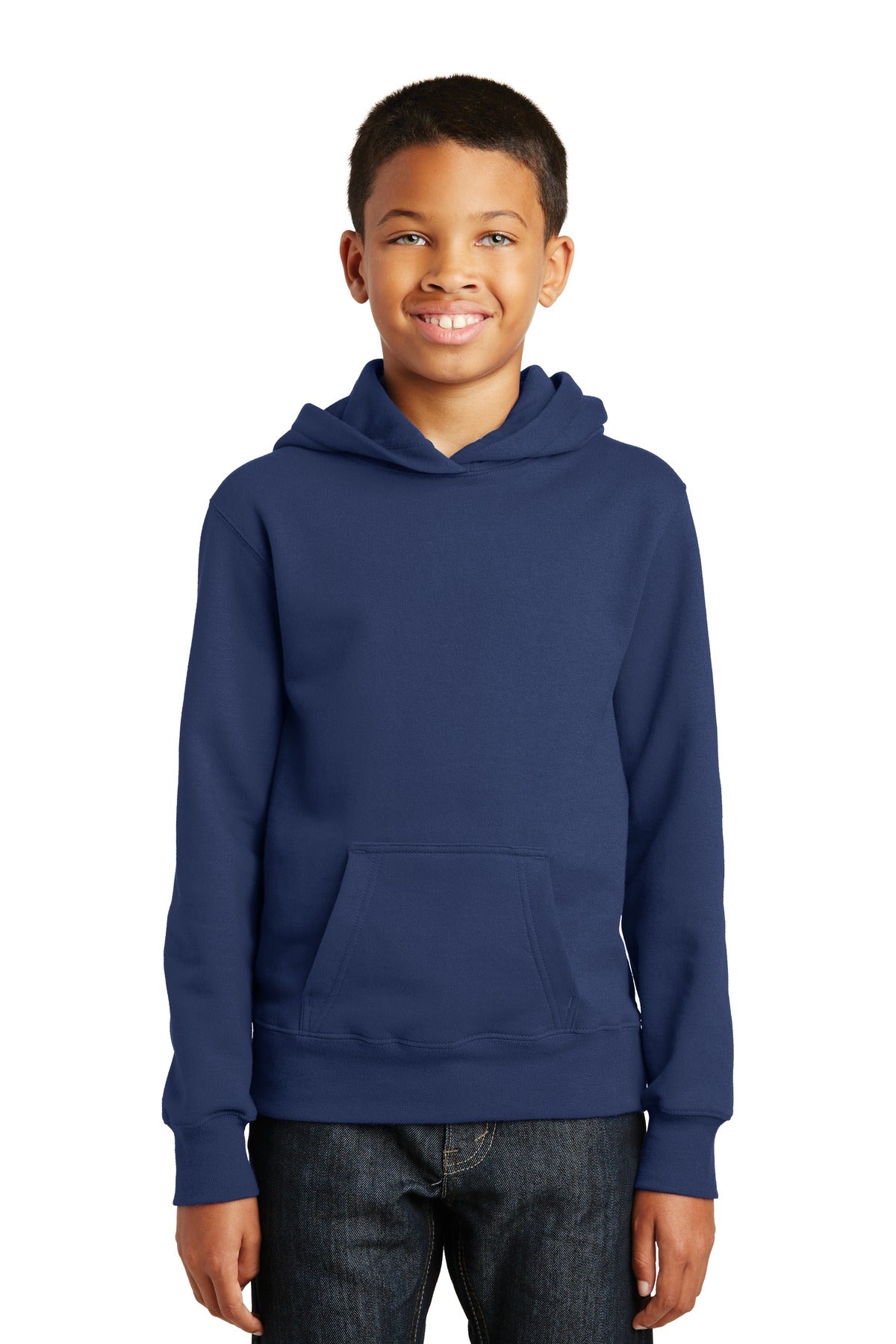 Port &amp; Company® Youth Fan Favorite Fleece Pullover Hooded Sweatshirt. PC850YH