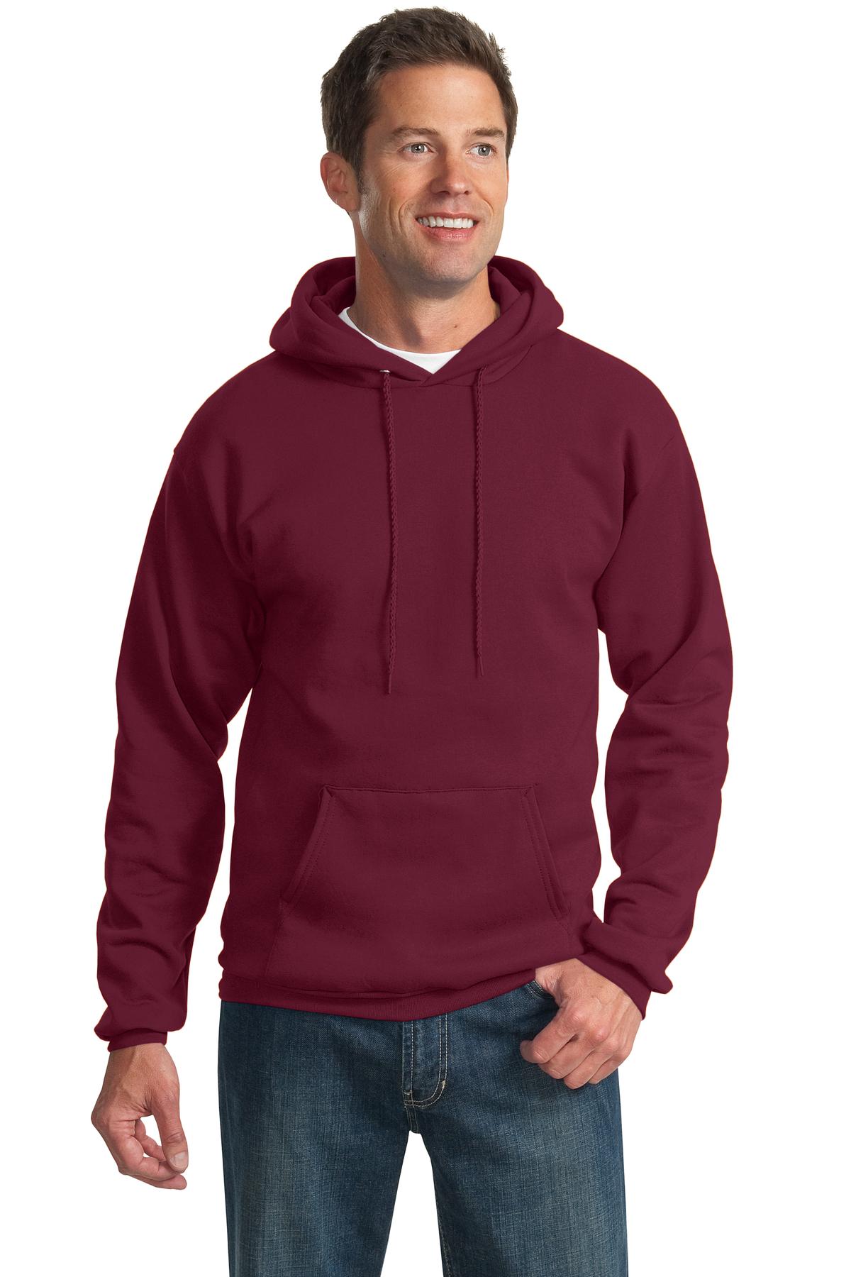 Port &amp; Company® Tall Essential Fleece Pullover Hooded Sweatshirt. PC90HT
