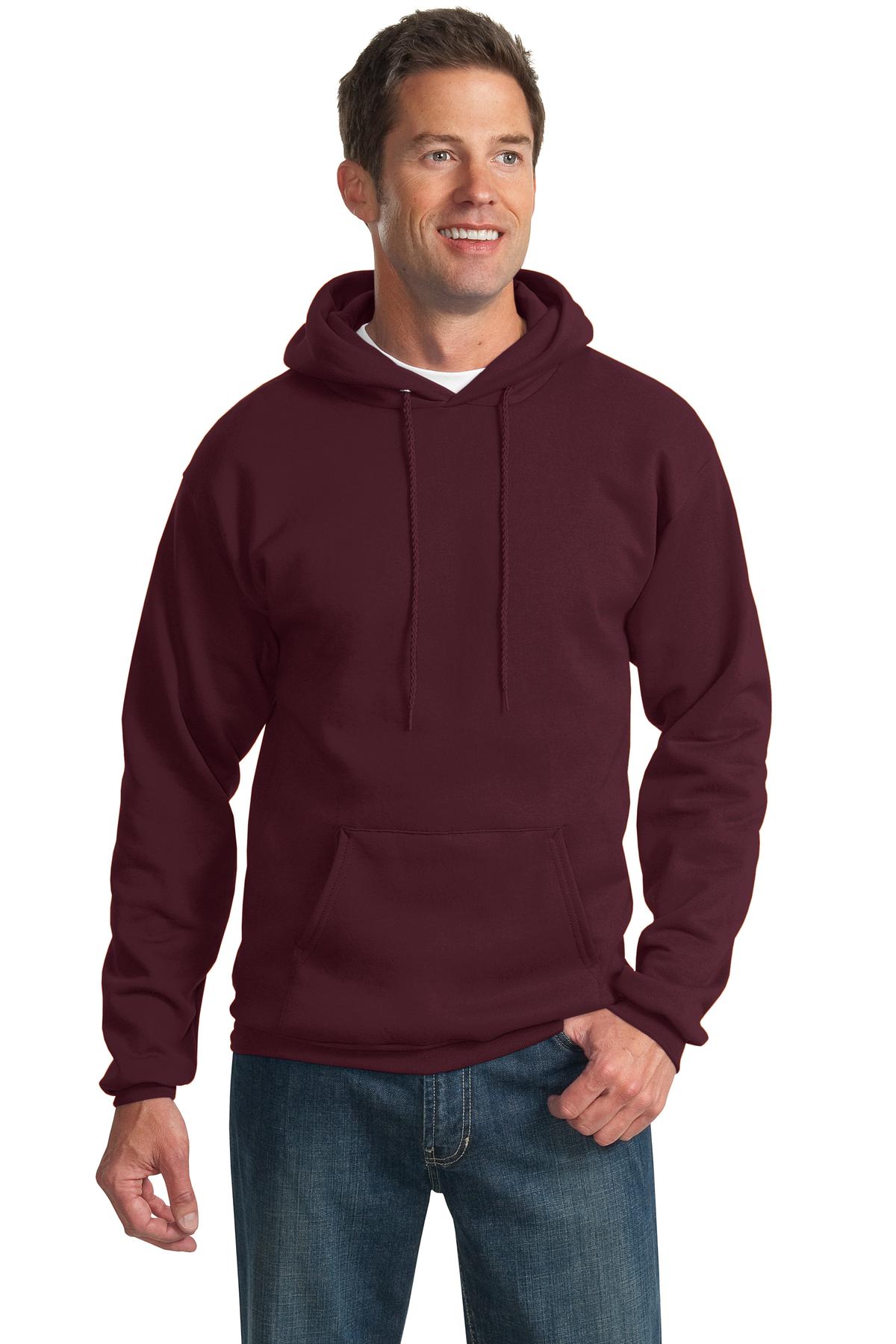 Port &amp; Company® Tall Essential Fleece Pullover Hooded Sweatshirt. PC90HT
