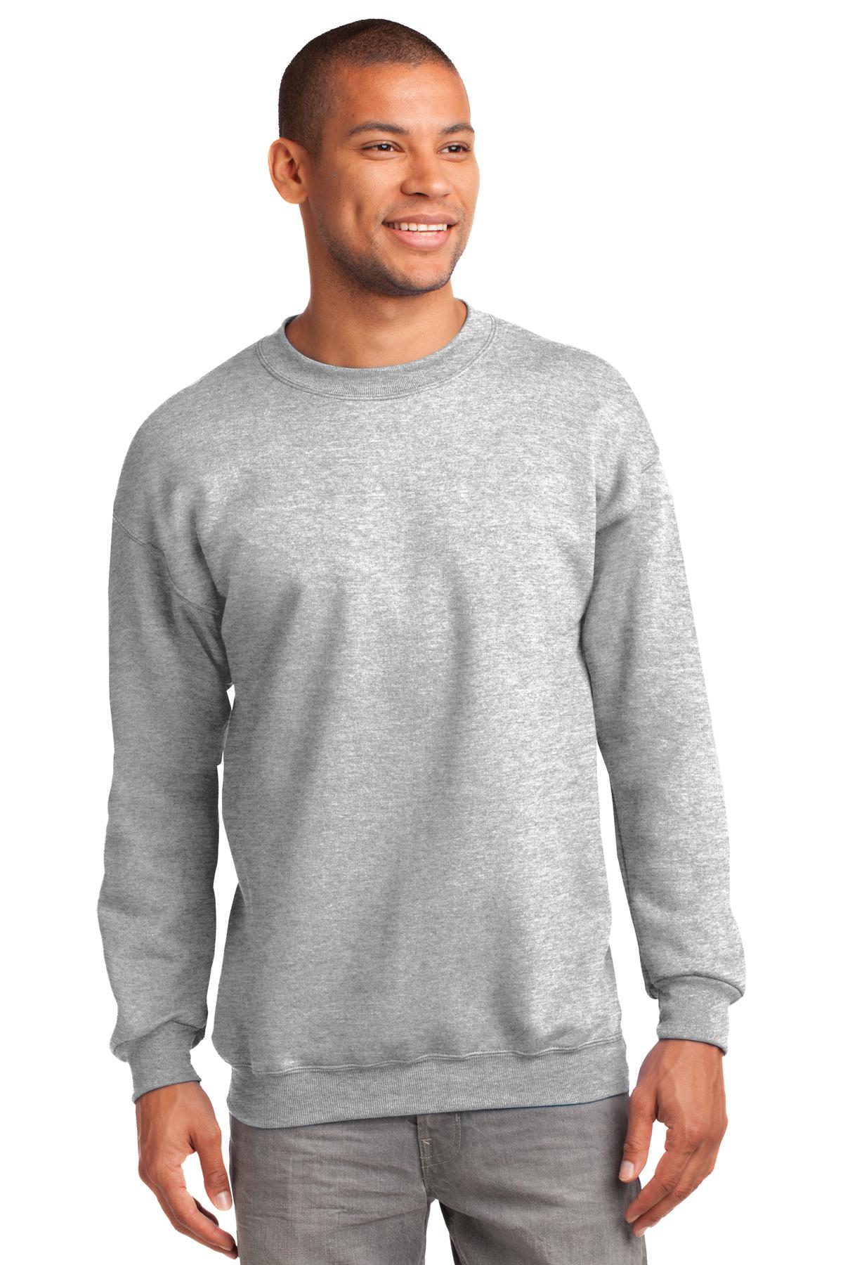 Port &amp; Company® Tall Essential Fleece Crewneck Sweatshirt. PC90T