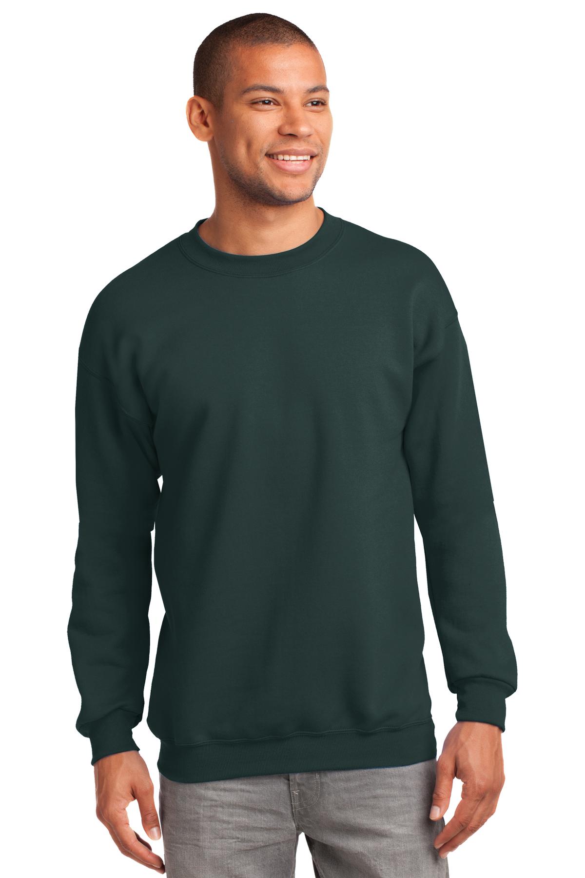Port &amp; Company® Tall Essential Fleece Crewneck Sweatshirt. PC90T