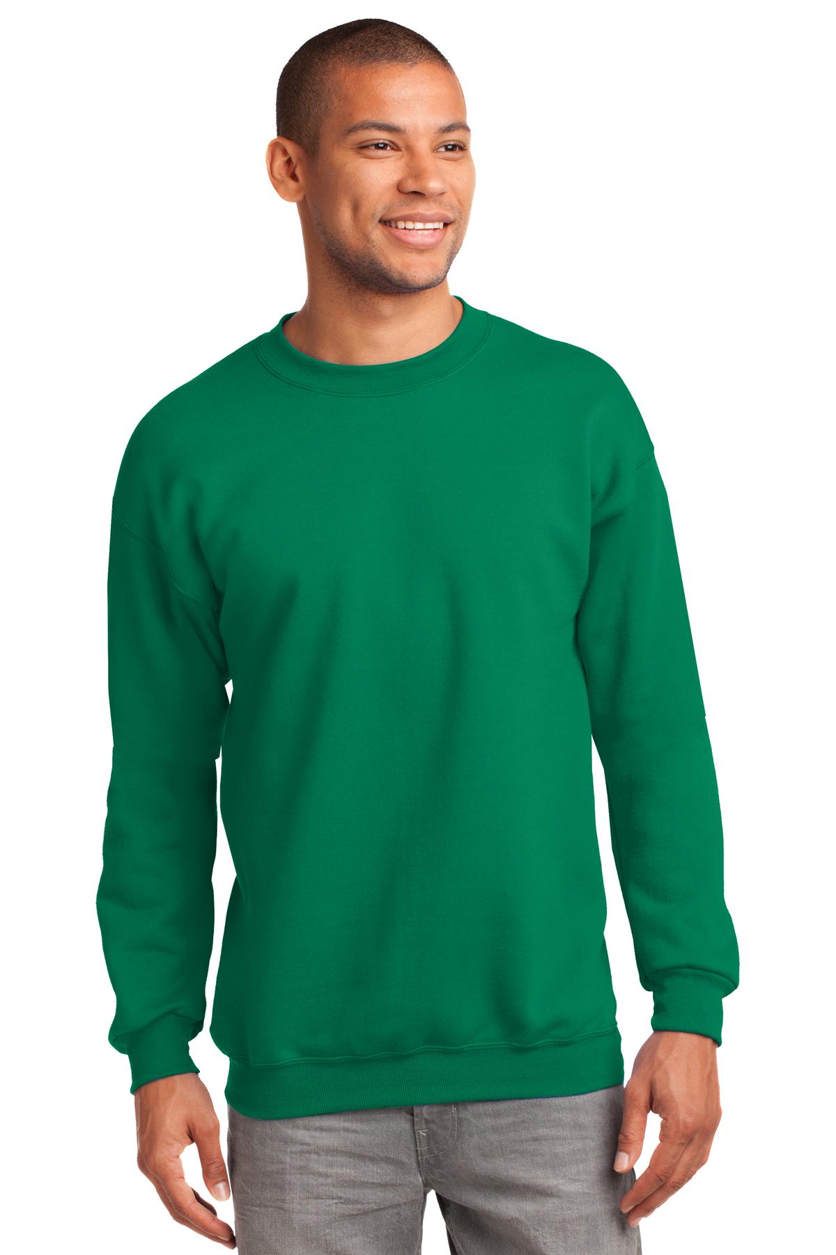 Port &amp; Company® Tall Essential Fleece Crewneck Sweatshirt. PC90T