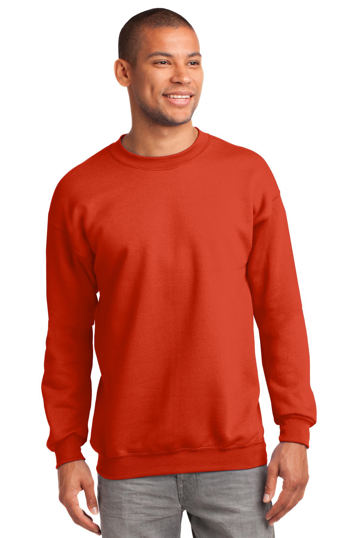 Port &amp; Company® Tall Essential Fleece Crewneck Sweatshirt. PC90T