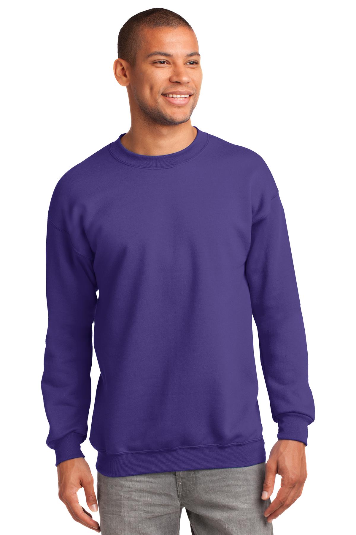 Port &amp; Company® Tall Essential Fleece Crewneck Sweatshirt. PC90T