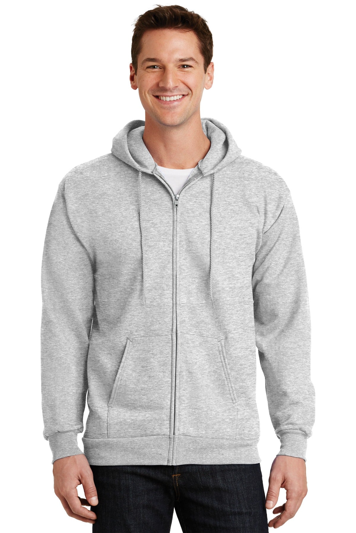 Port & company essential fleece pullover hooded sweatshirt clearance
