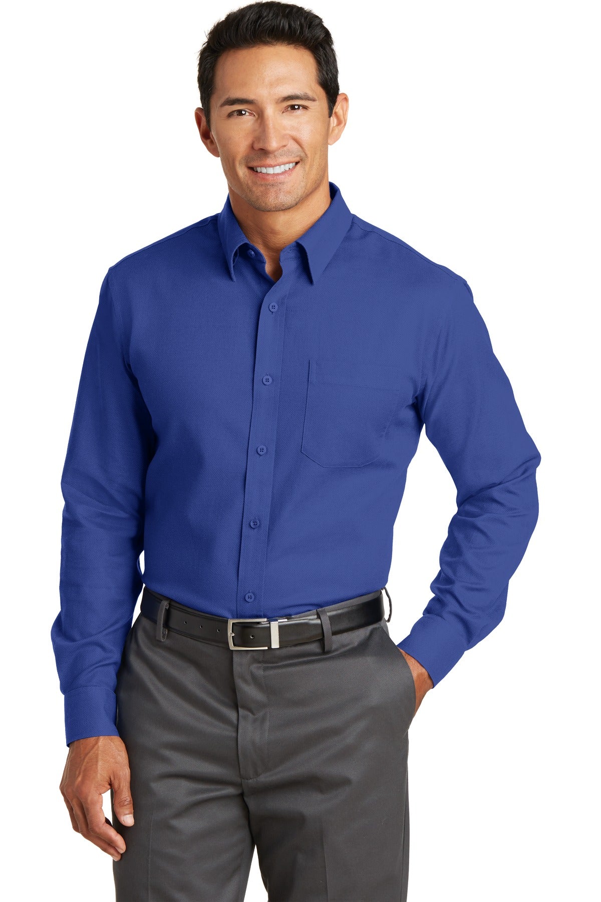 Red House® Non-Iron Diamond Dobby Shirt. RH76