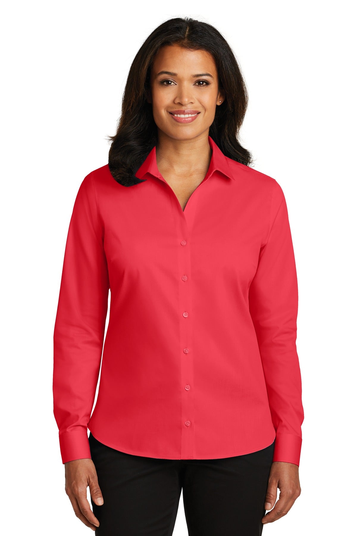 Red House® Ladies Non-Iron Twill Shirt. RH79