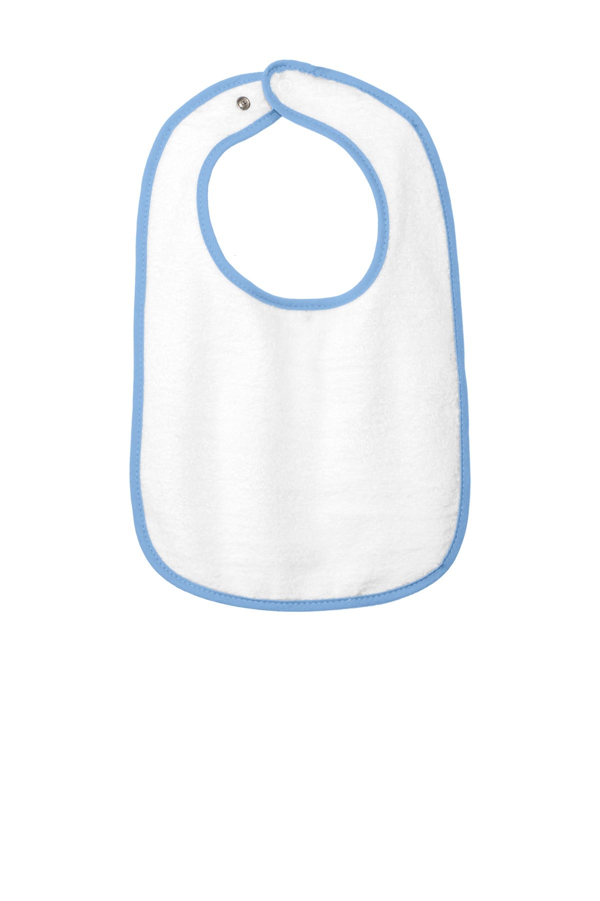 Rabbit Skins™ Infant Contrast Trim Terry Bib. RS1003