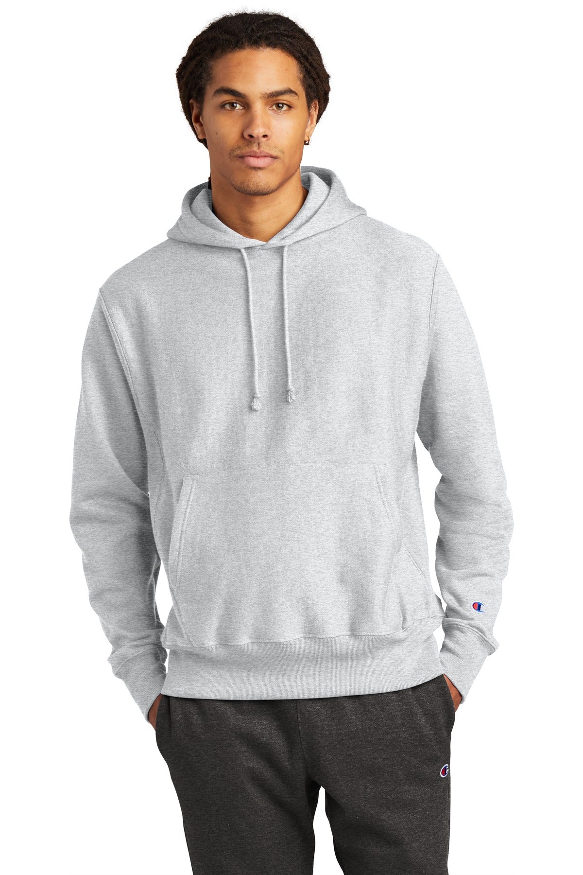 Champion sweatsuit silver discount